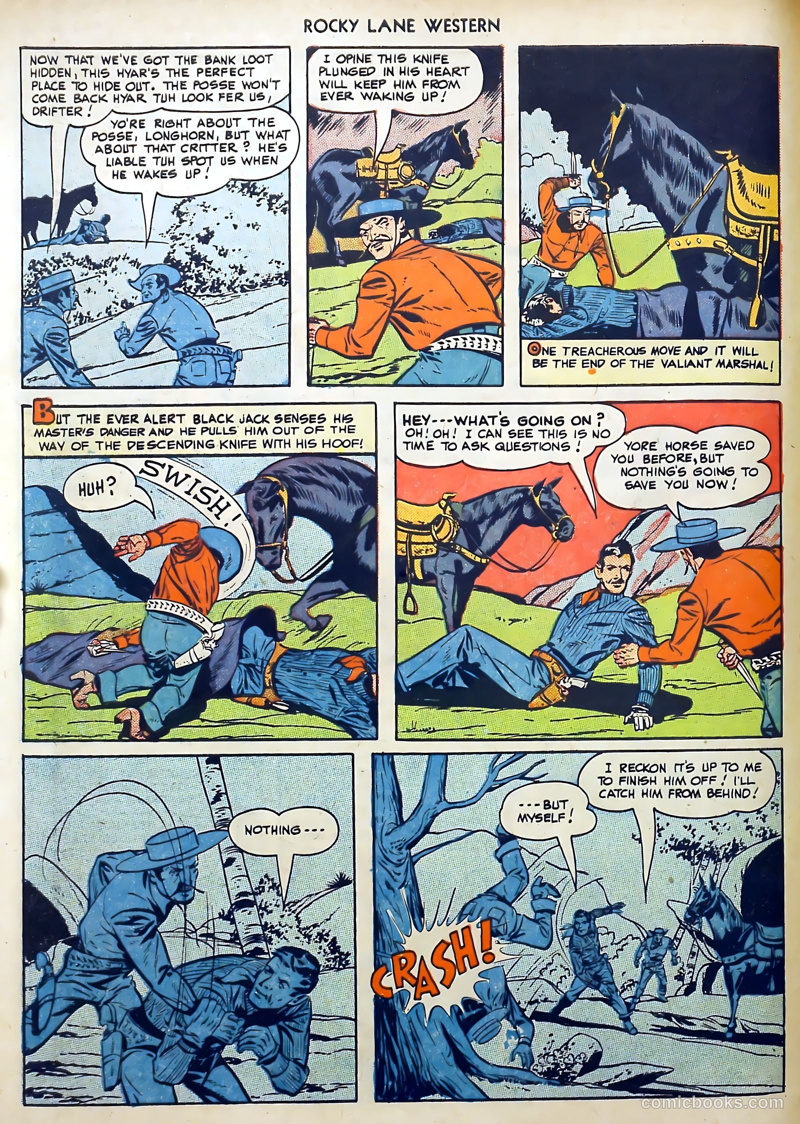 Rocky Lane Western #7 (1949) — page 22 of 52