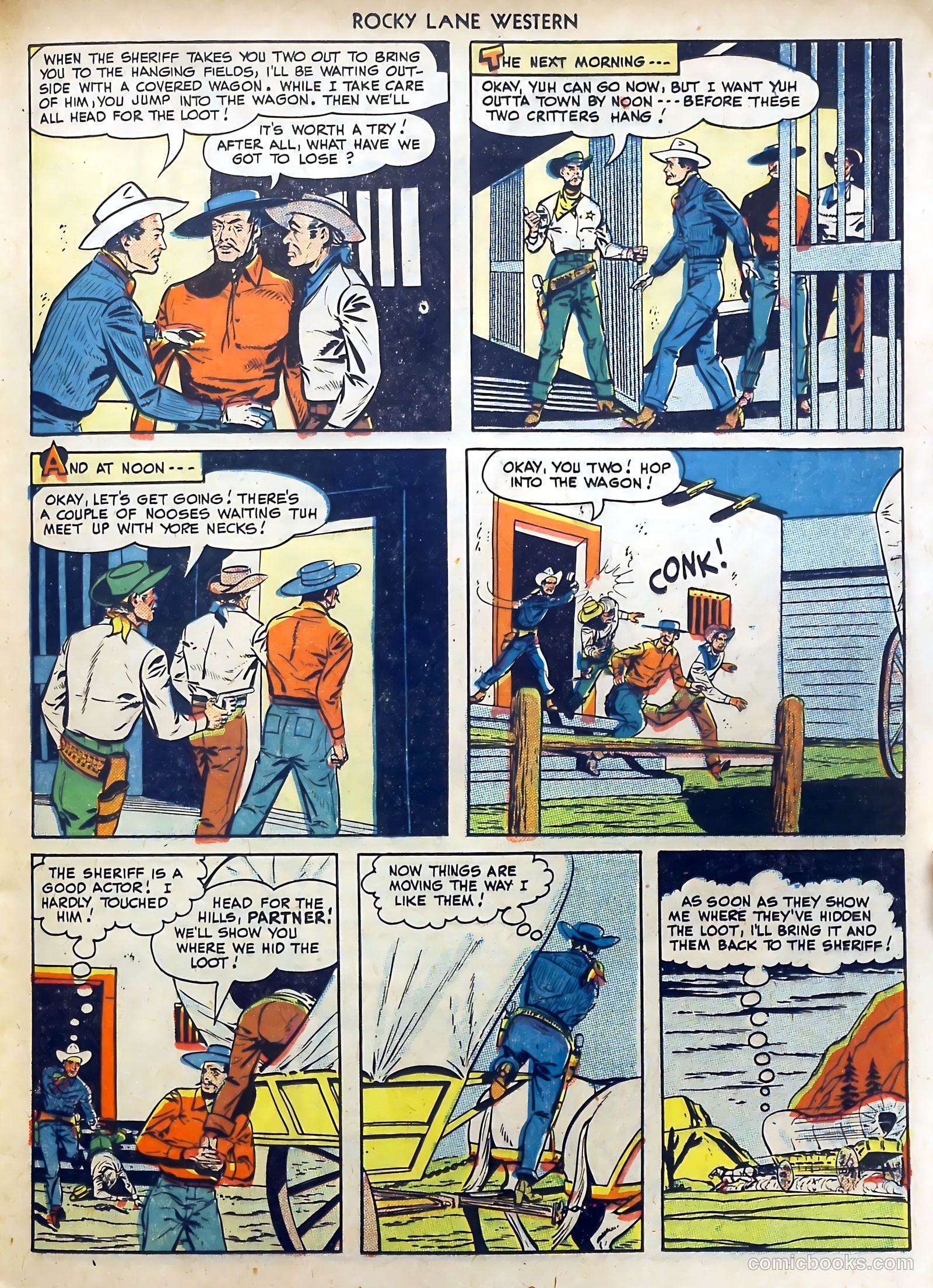 Rocky Lane Western #7 (1949) — page 25 of 52