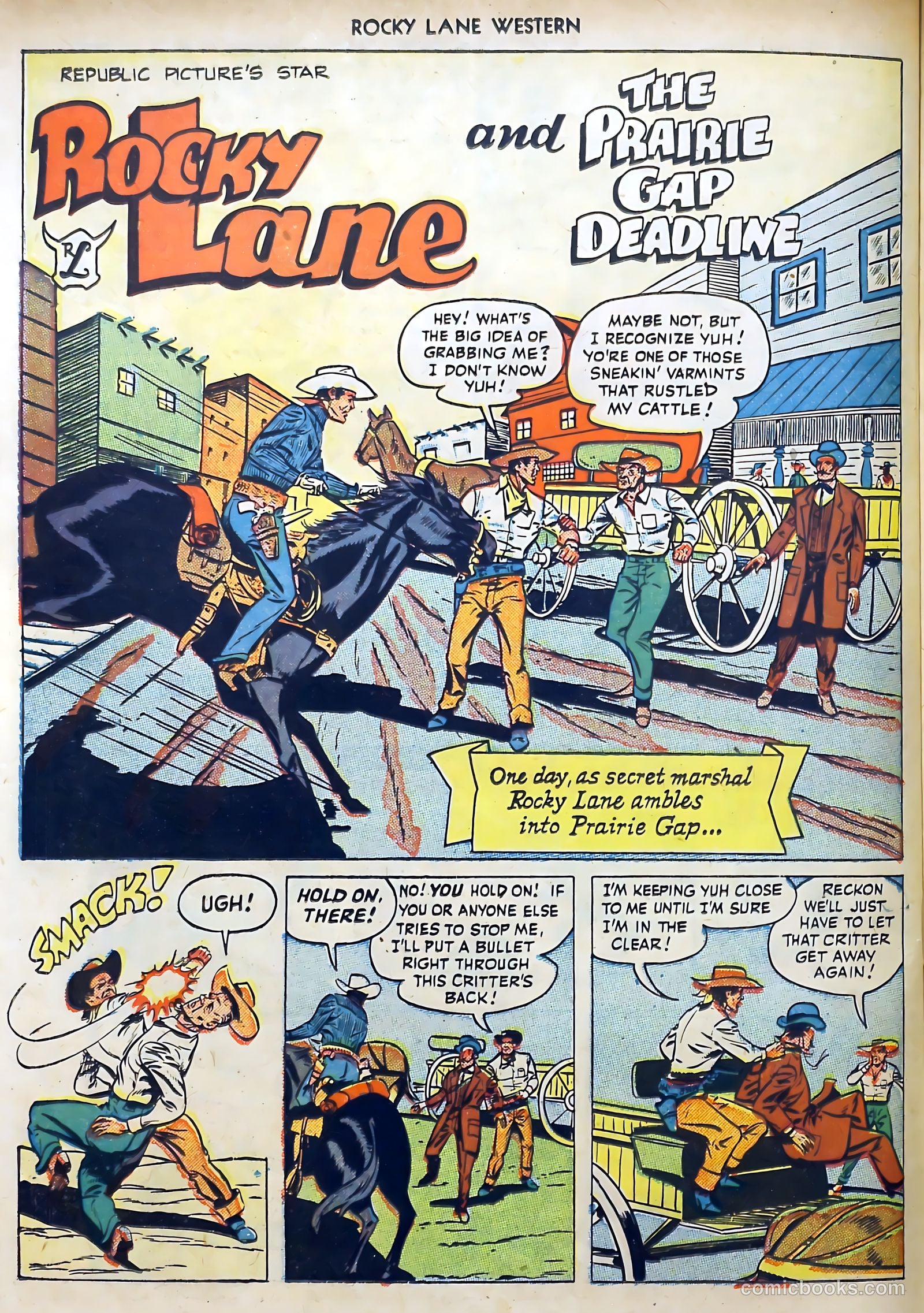 Rocky Lane Western #7 (1949) — page 30 of 52