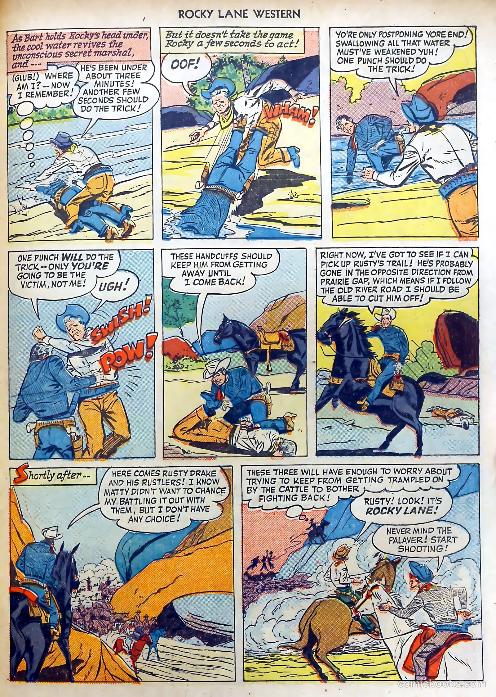 Rocky Lane Western #7 (1949) — page 35 of 52