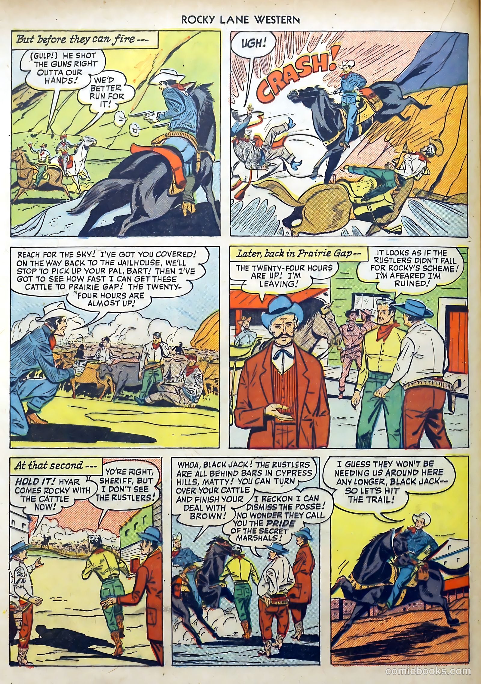 Rocky Lane Western #7 (1949) — page 36 of 52