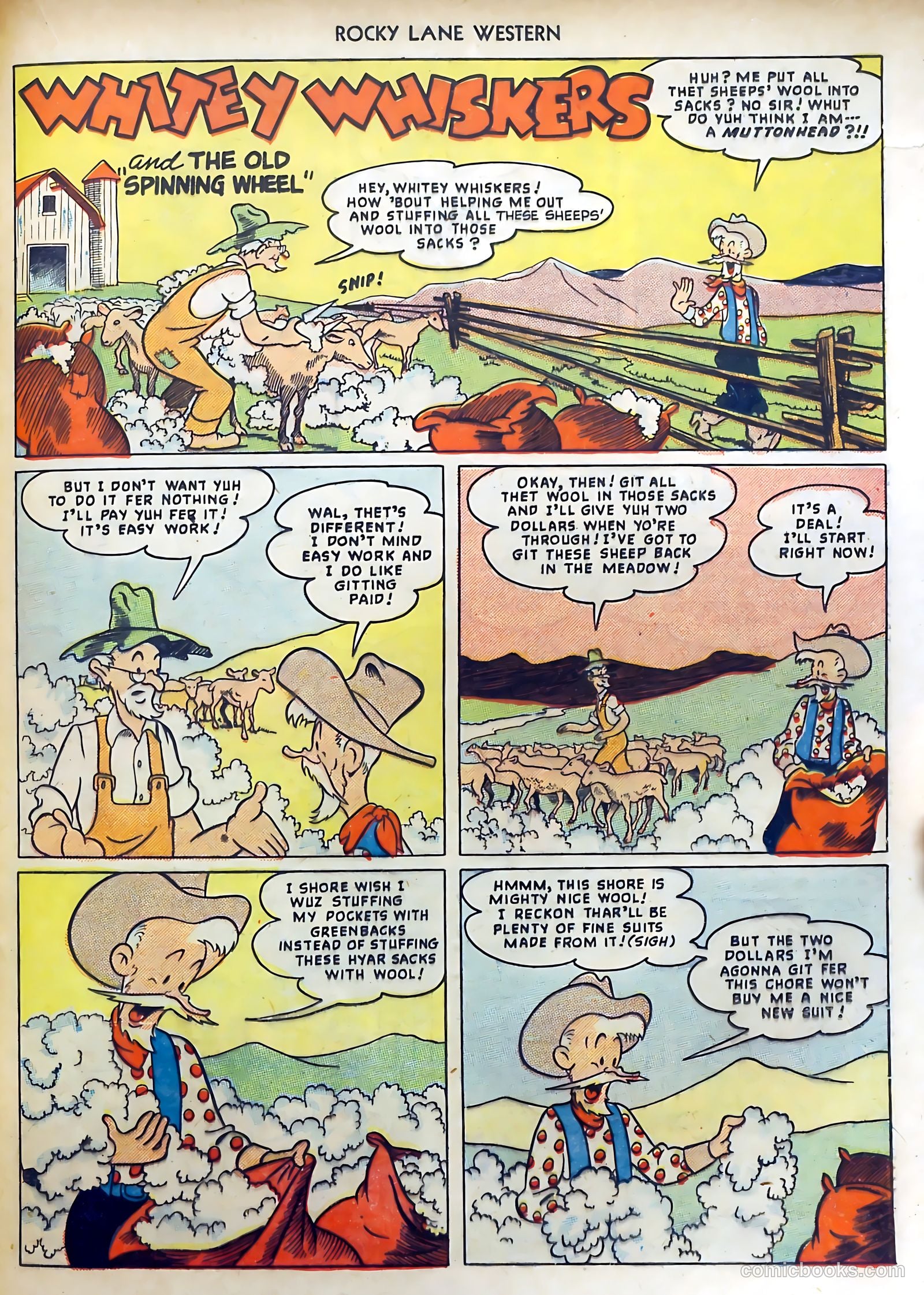 Rocky Lane Western #7 (1949) — page 37 of 52