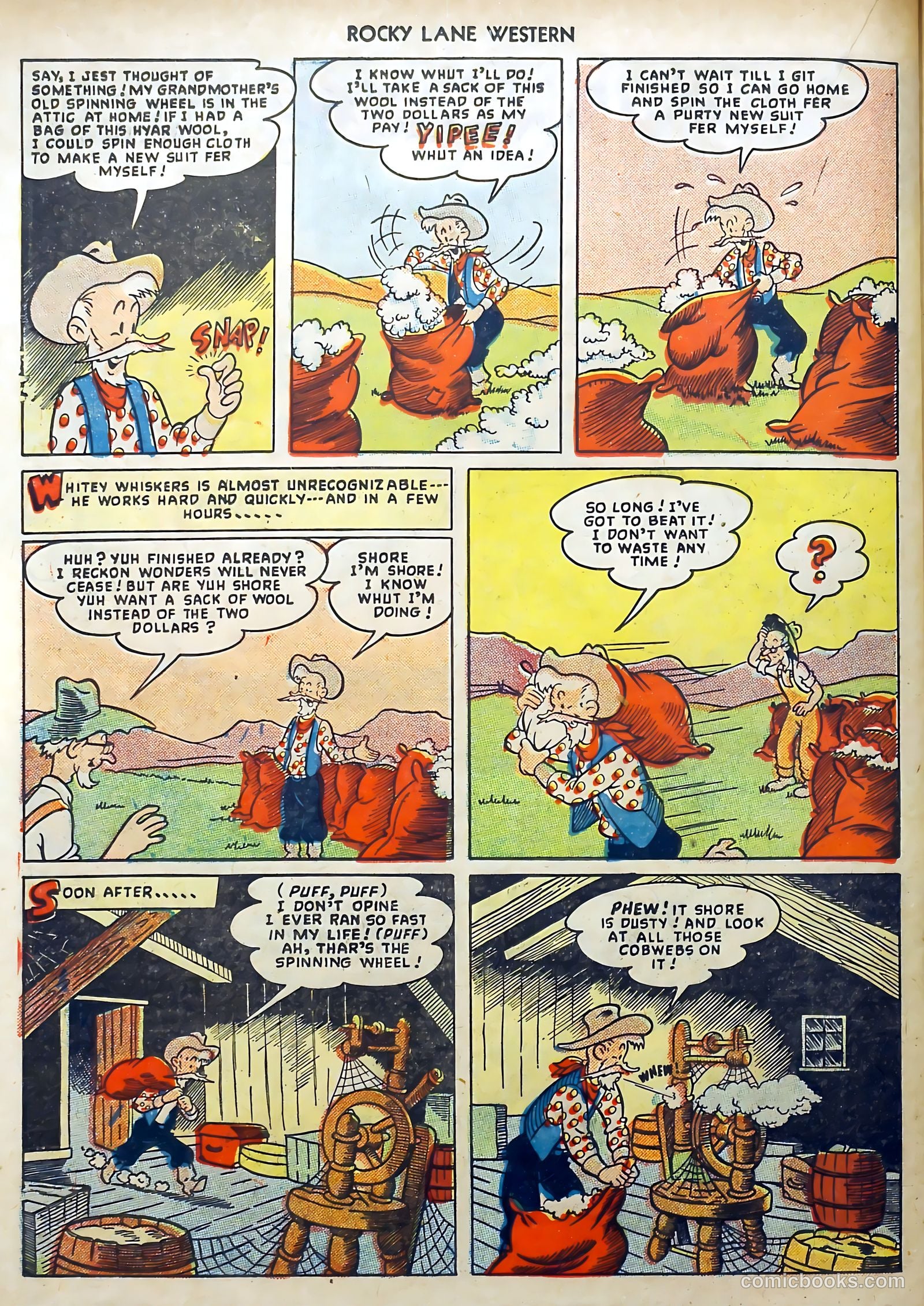 Rocky Lane Western #7 (1949) — page 38 of 52