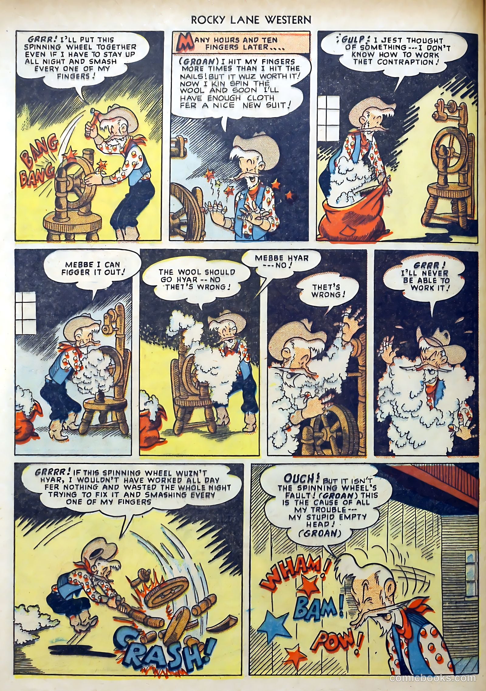 Rocky Lane Western #7 (1949) — page 40 of 52