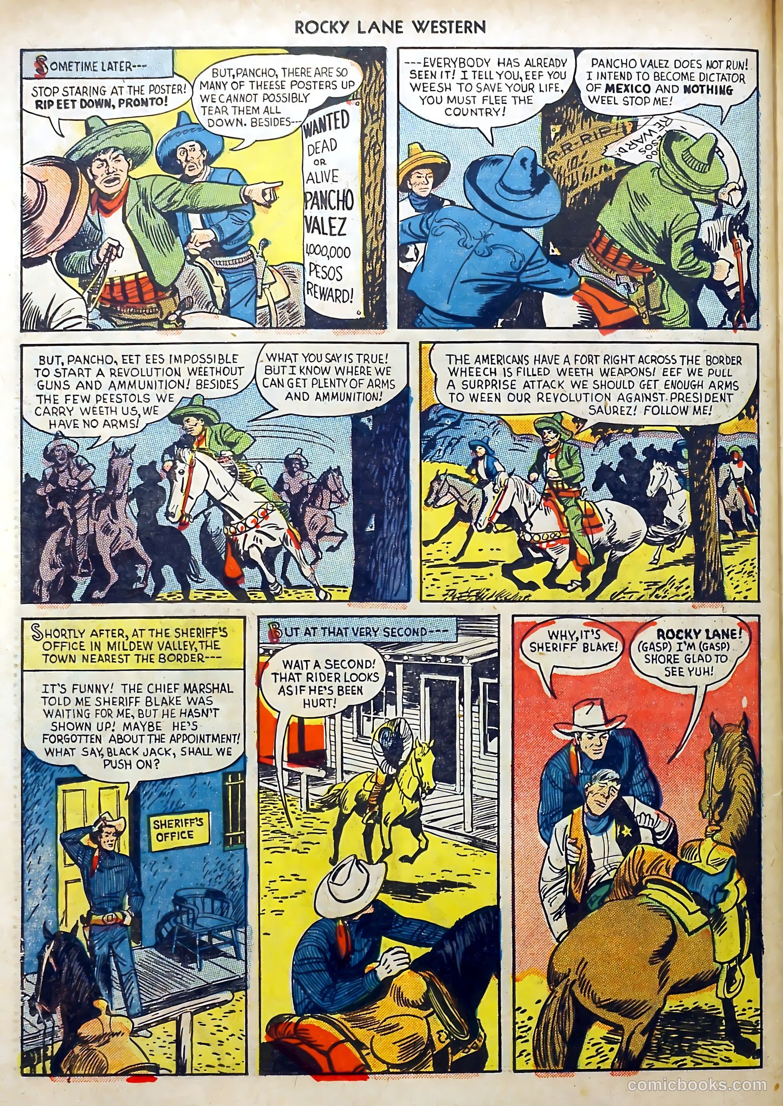 Rocky Lane Western #7 (1949) — page 42 of 52