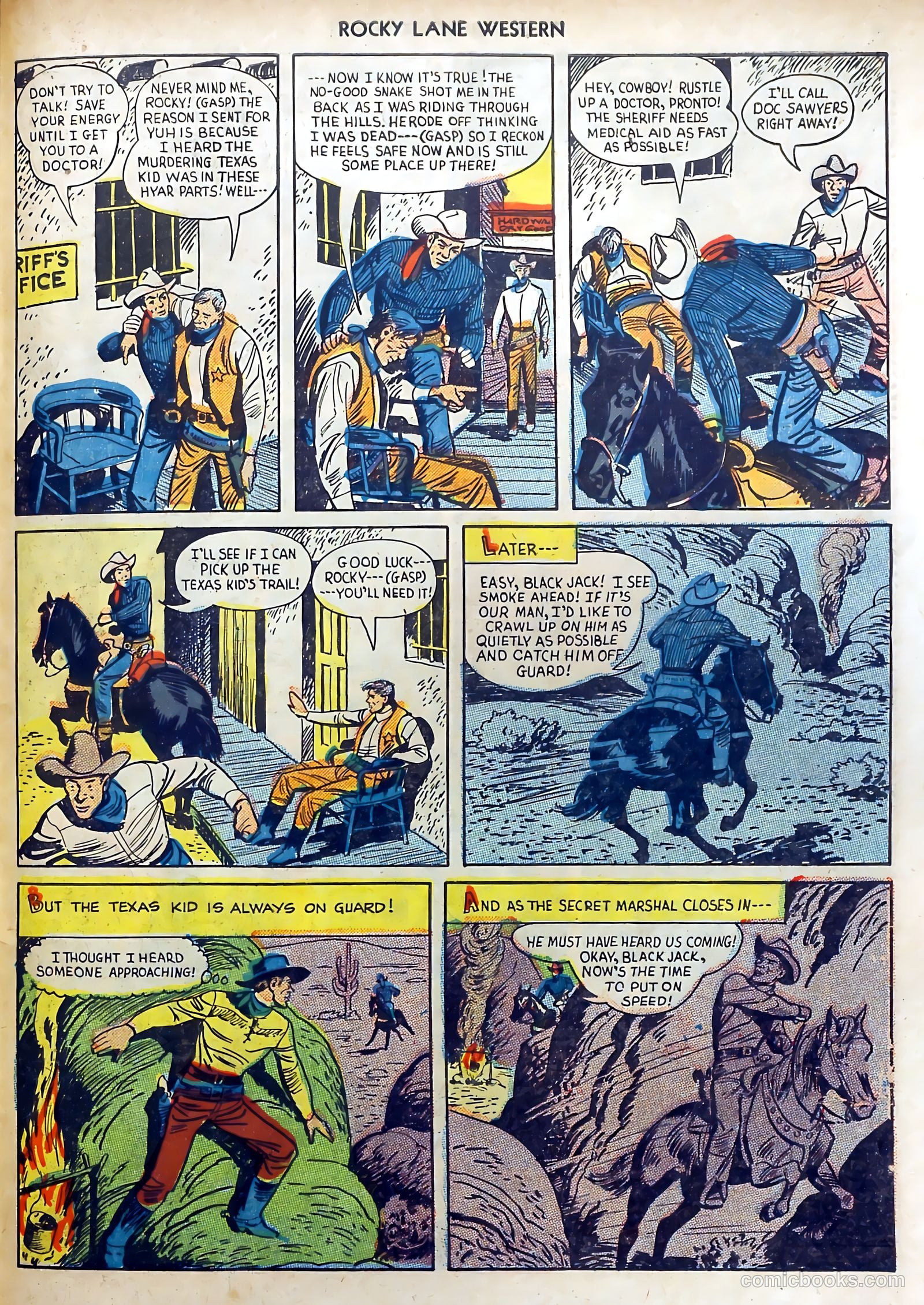 Rocky Lane Western #7 (1949) — page 43 of 52