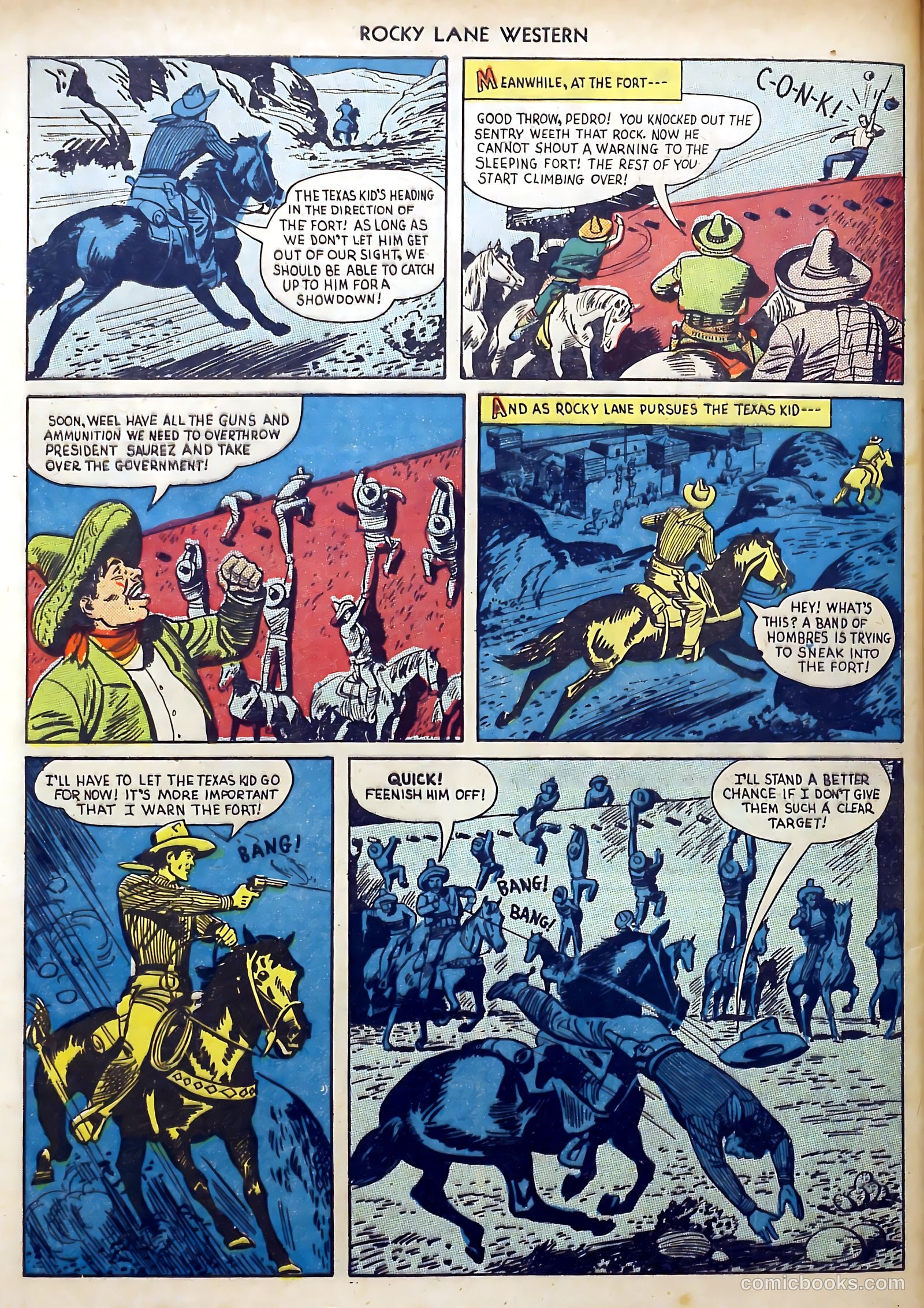Rocky Lane Western #7 (1949) — page 44 of 52