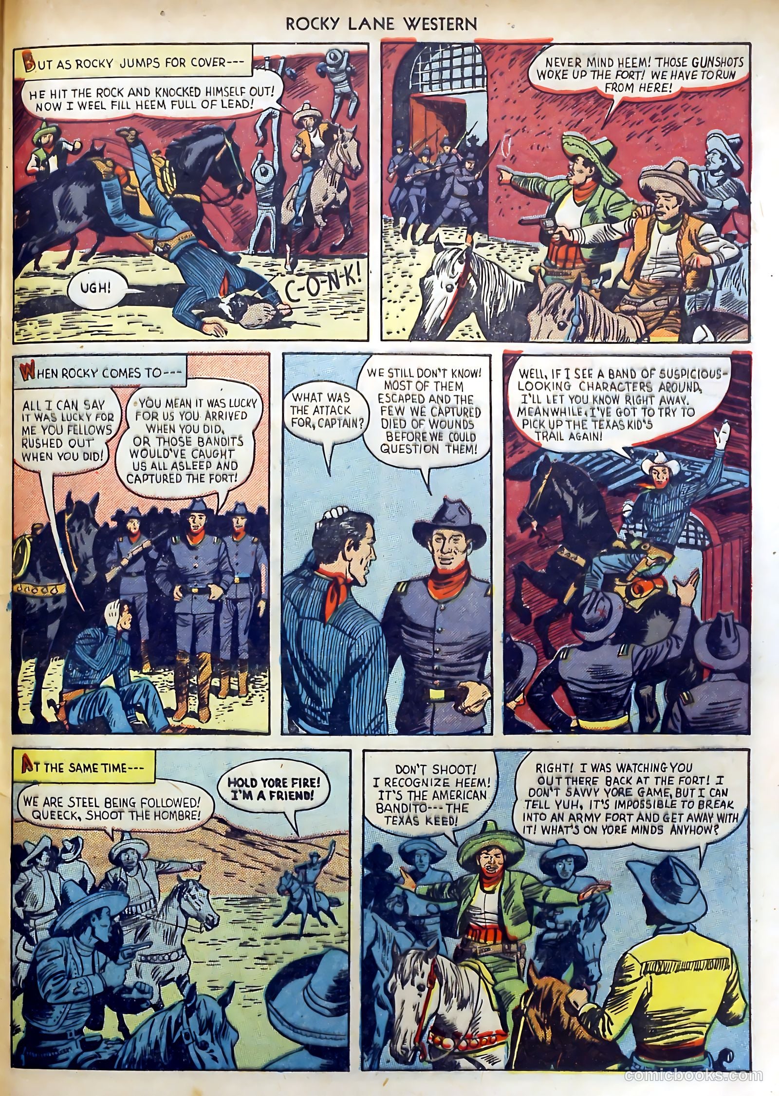 Rocky Lane Western #7 (1949) — page 45 of 52