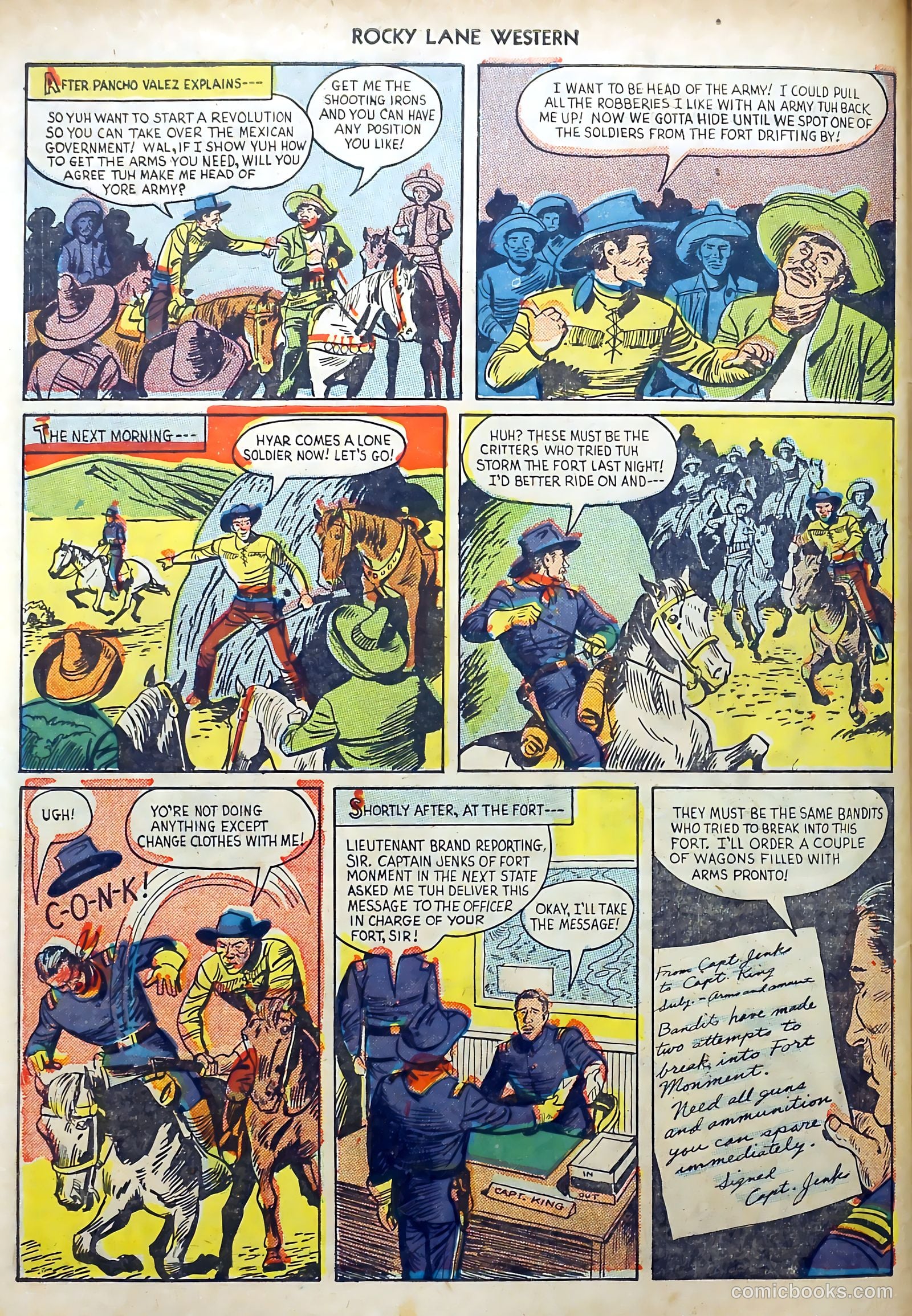 Rocky Lane Western #7 (1949) — page 46 of 52