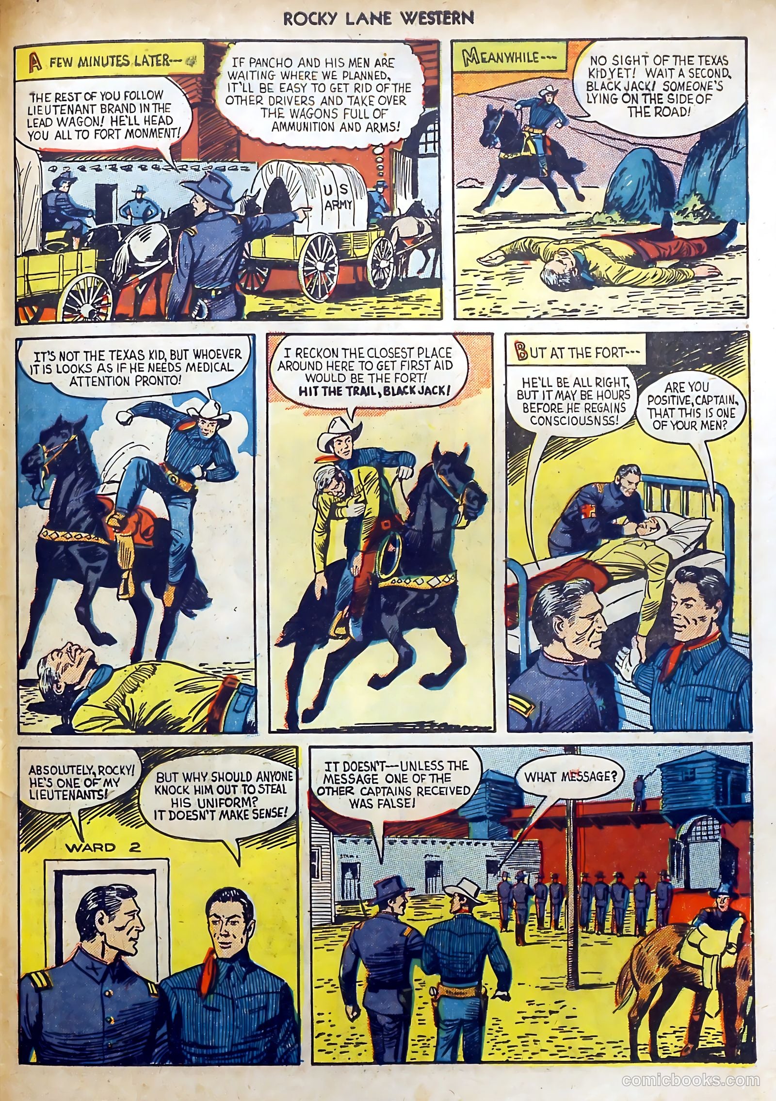 Rocky Lane Western #7 (1949) — page 47 of 52
