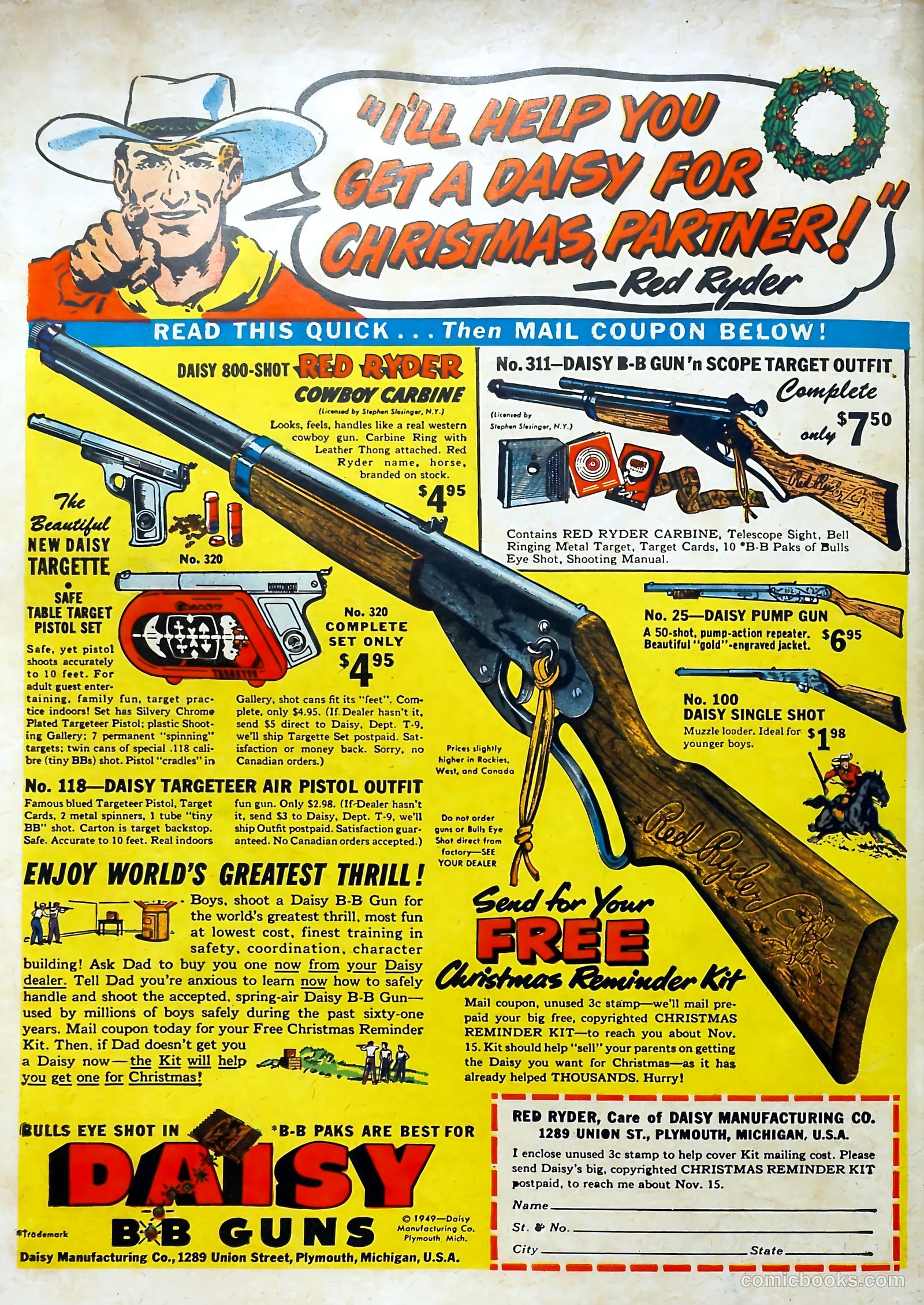 Rocky Lane Western #7 (1949) — page 52 of 52