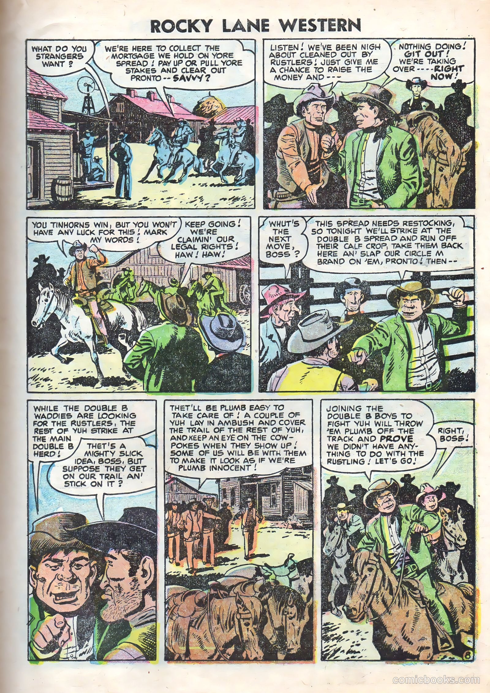 Rocky Lane Western #70 (1956) — page 11 of 36