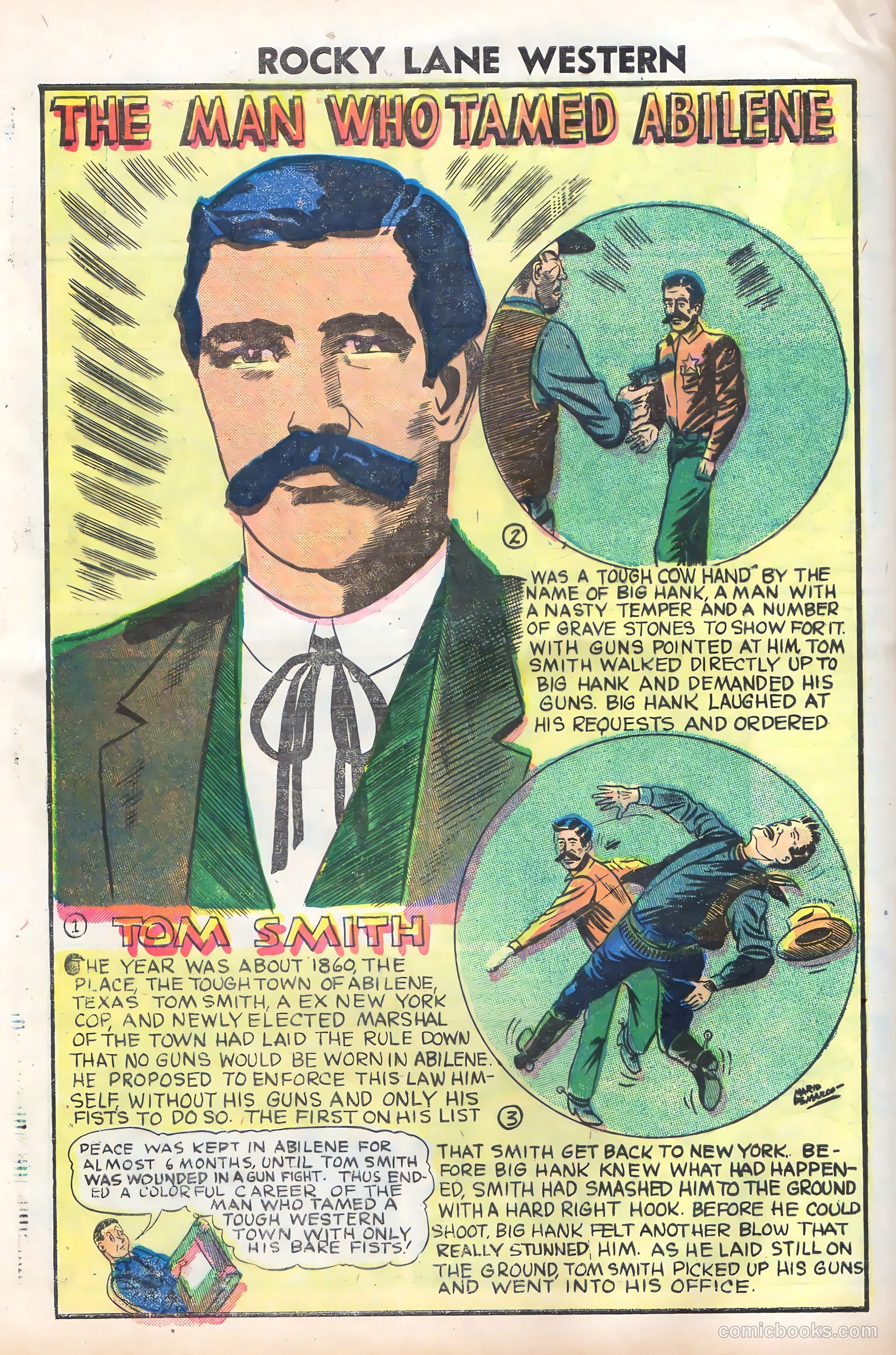 Rocky Lane Western #70 (1956) — page 28 of 36