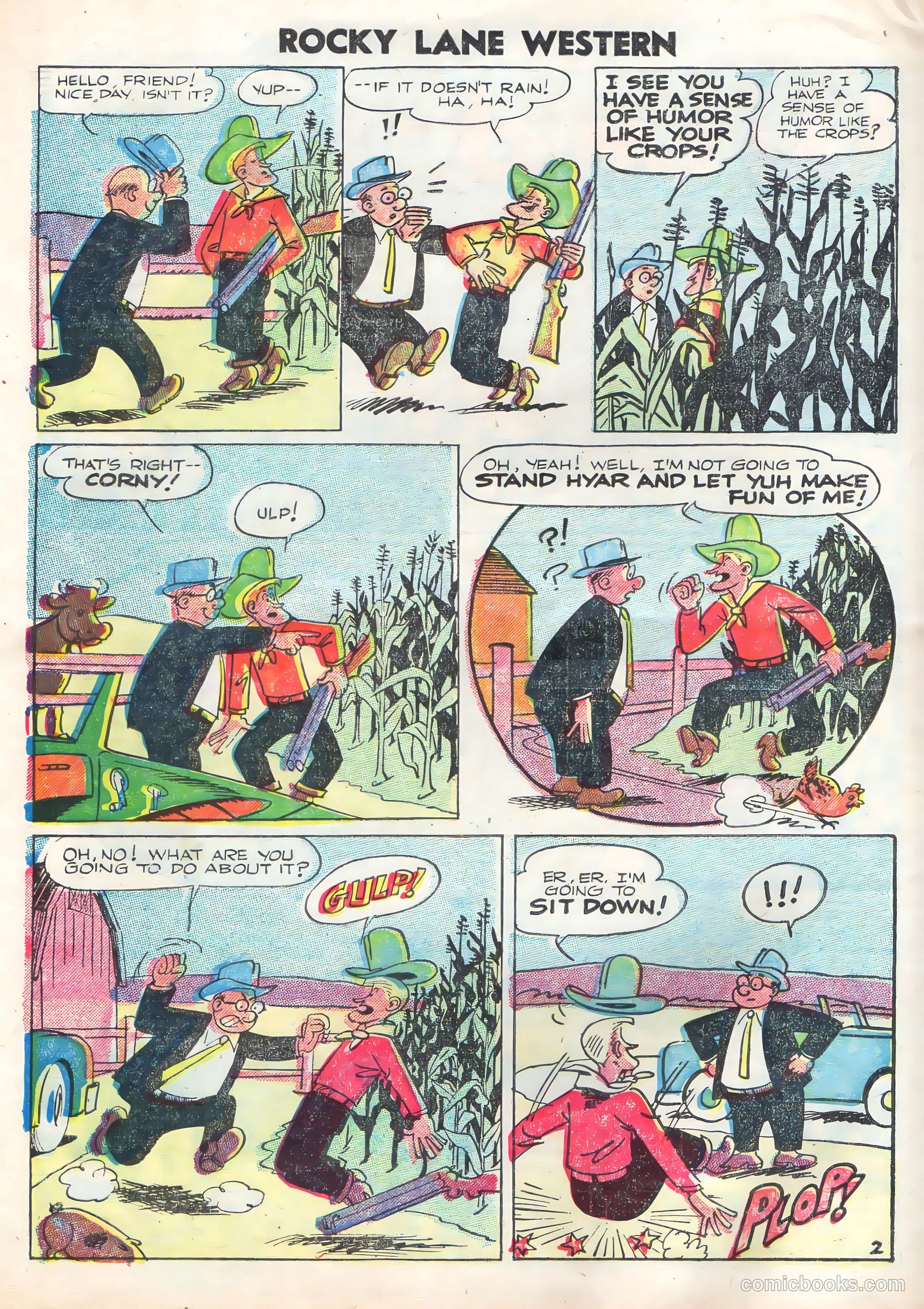 Rocky Lane Western #70 (1956) — page 30 of 36