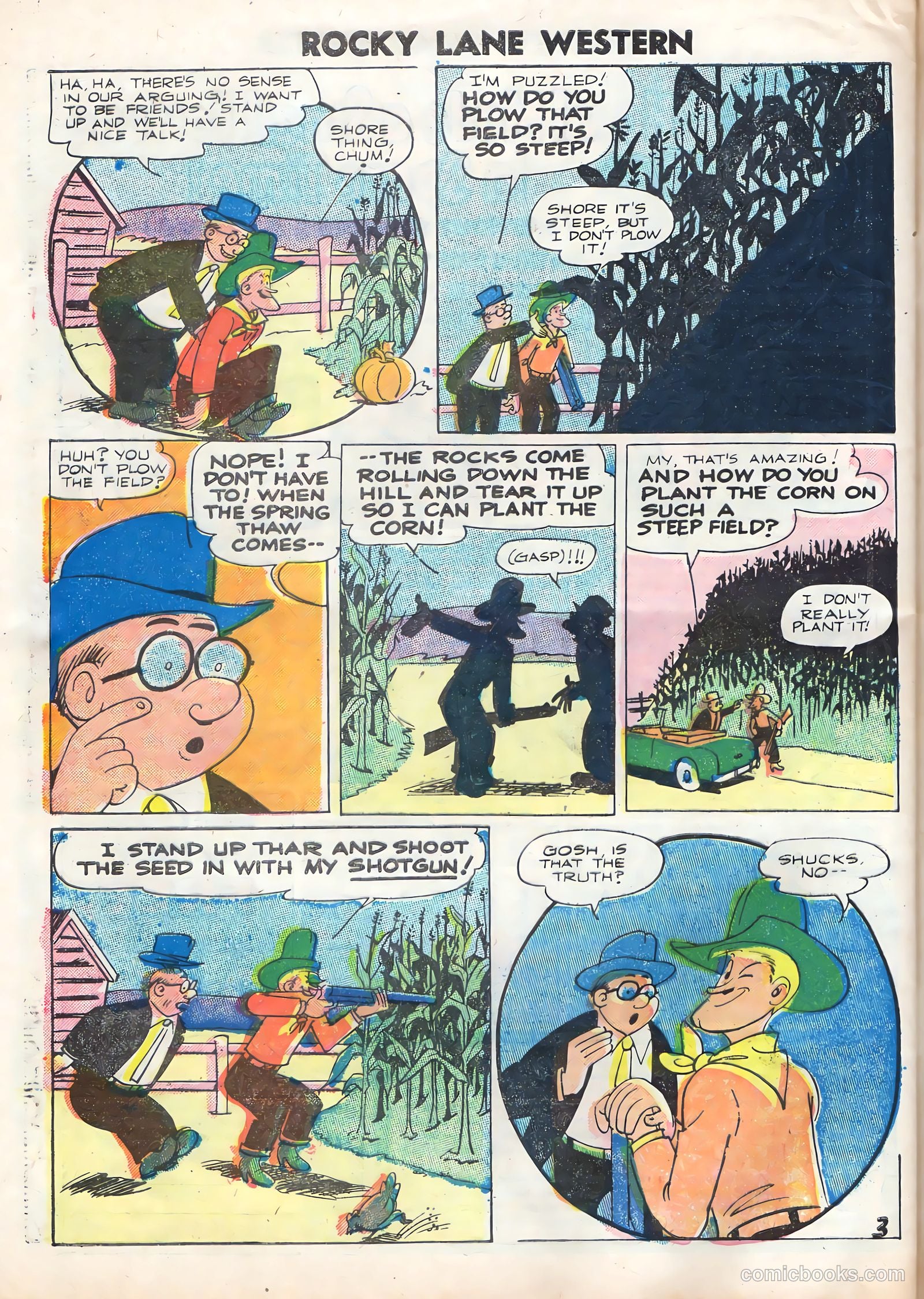 Rocky Lane Western #70 (1956) — page 32 of 36