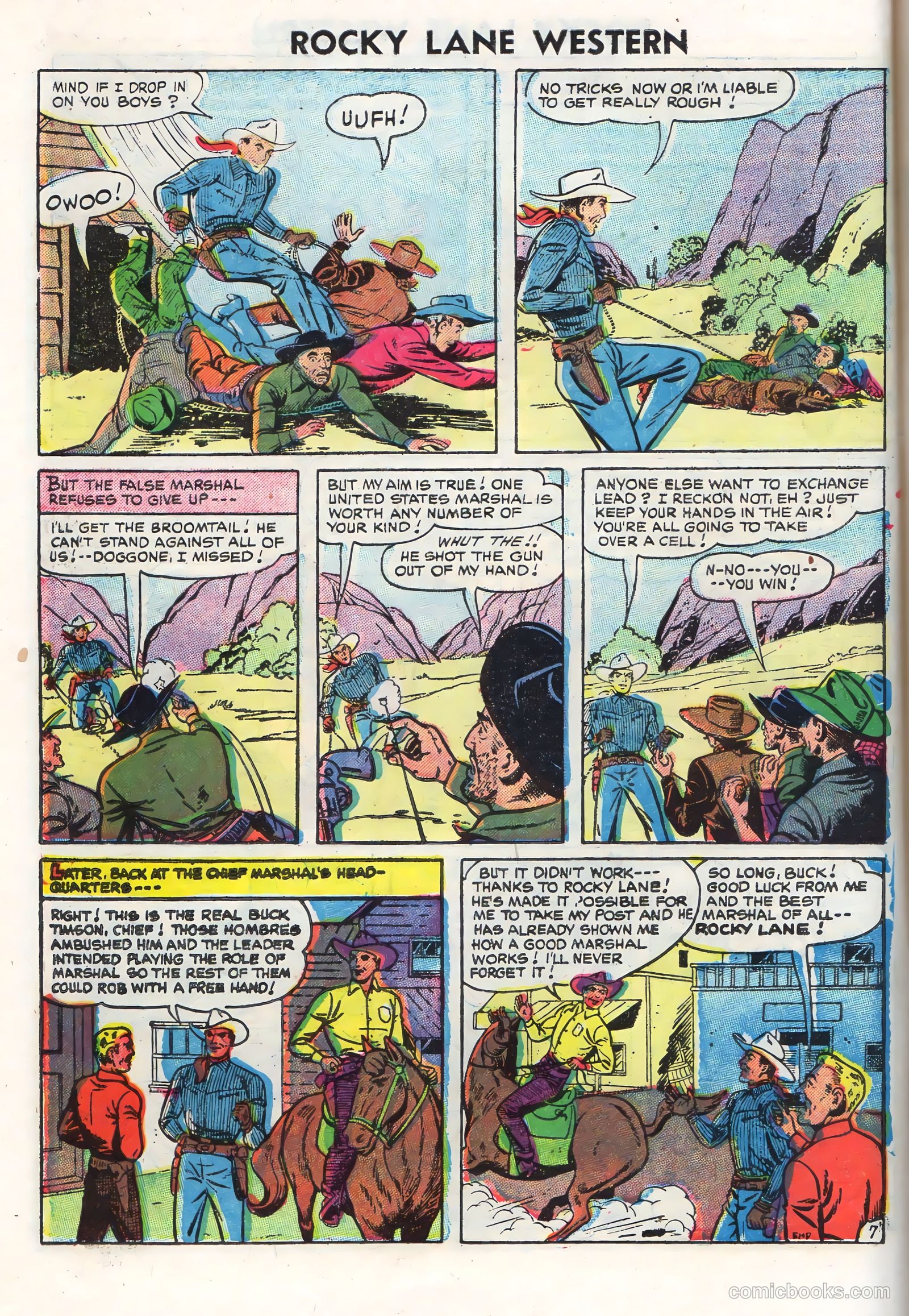 Rocky Lane Western #71 (1956) — page 10 of 36