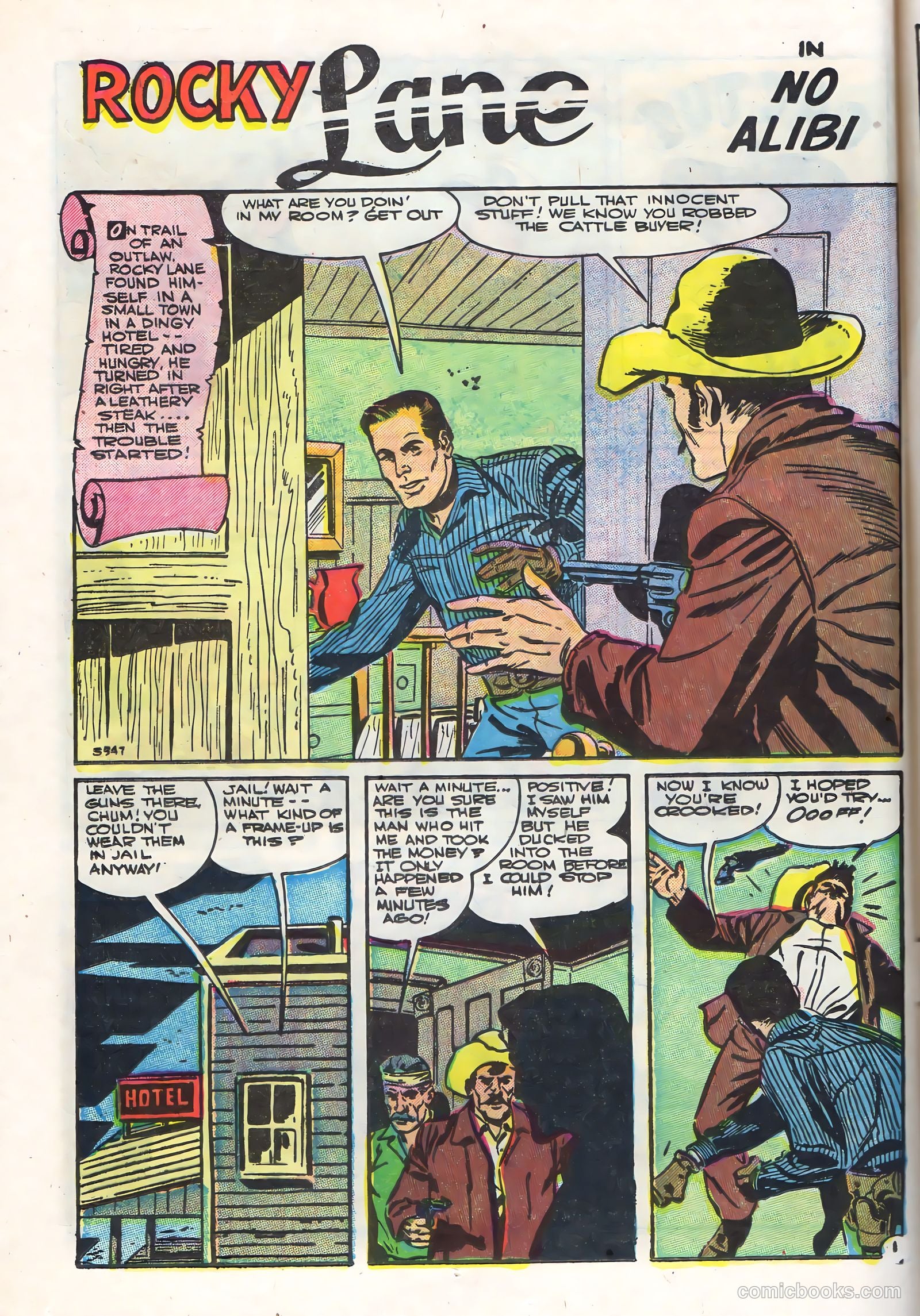 Rocky Lane Western #71 (1956) — page 12 of 36