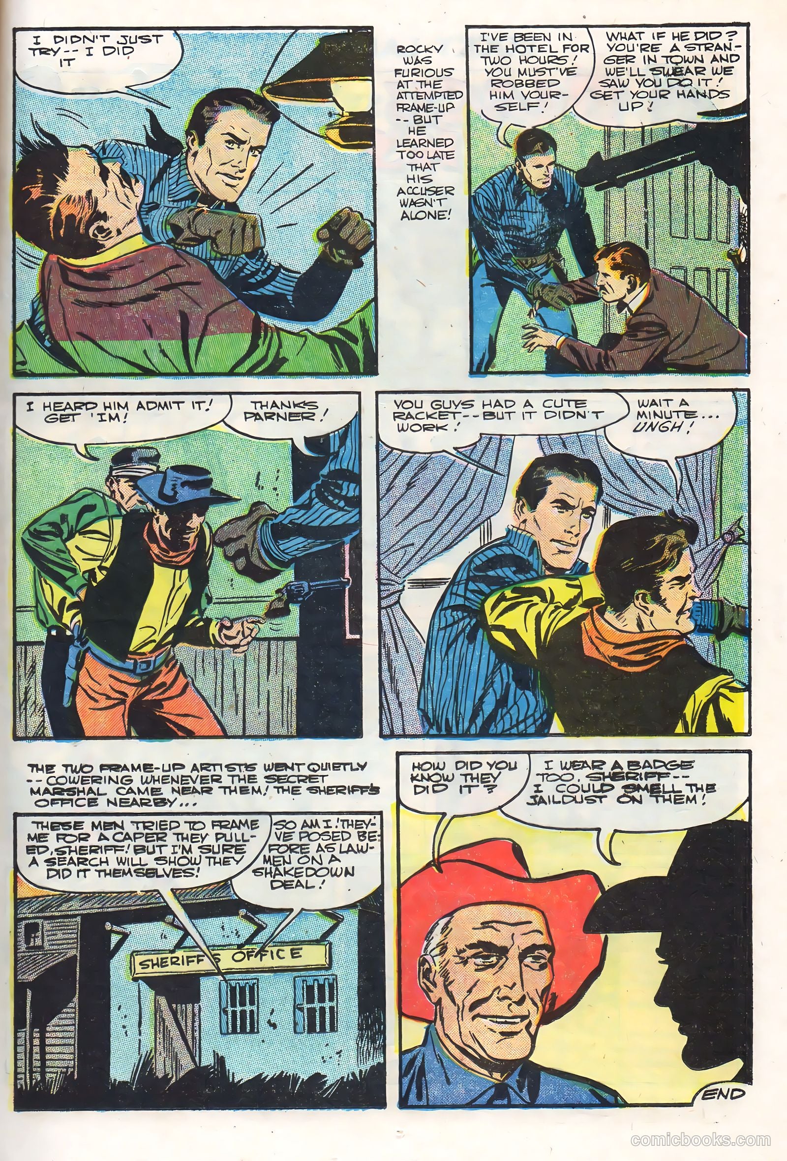 Rocky Lane Western #71 (1956) — page 13 of 36