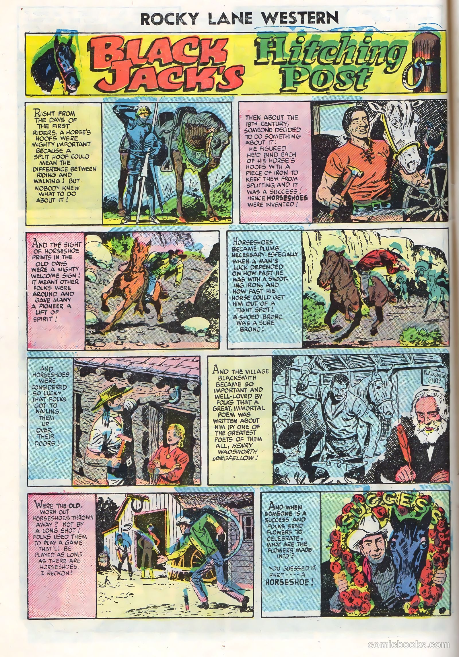 Rocky Lane Western #71 (1956) — page 14 of 36