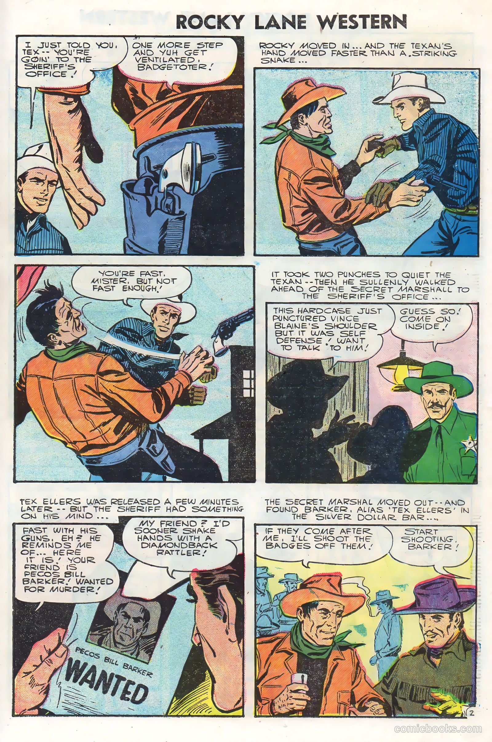 Rocky Lane Western #71 (1956) — page 19 of 36