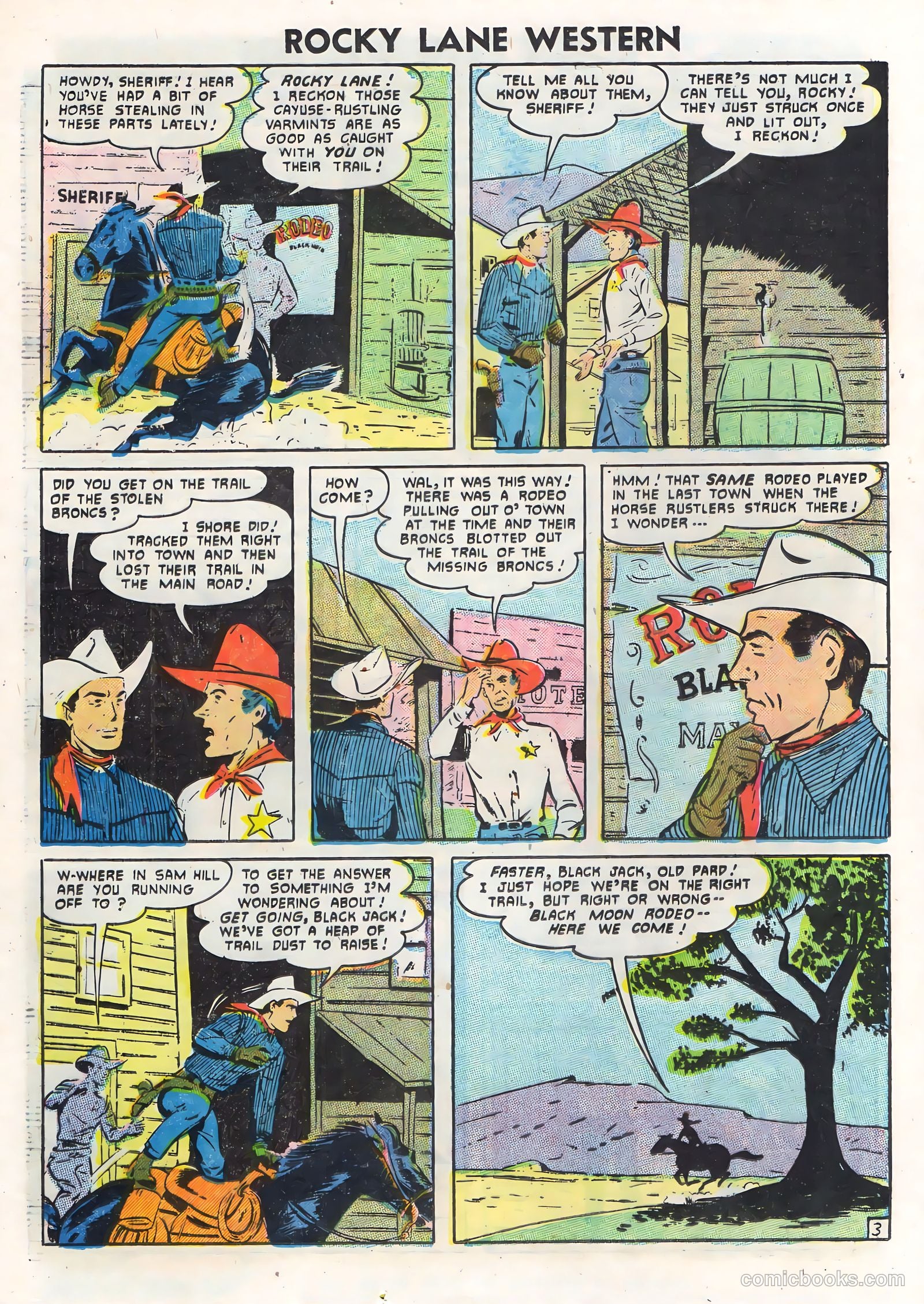 Rocky Lane Western #71 (1956) — page 24 of 36
