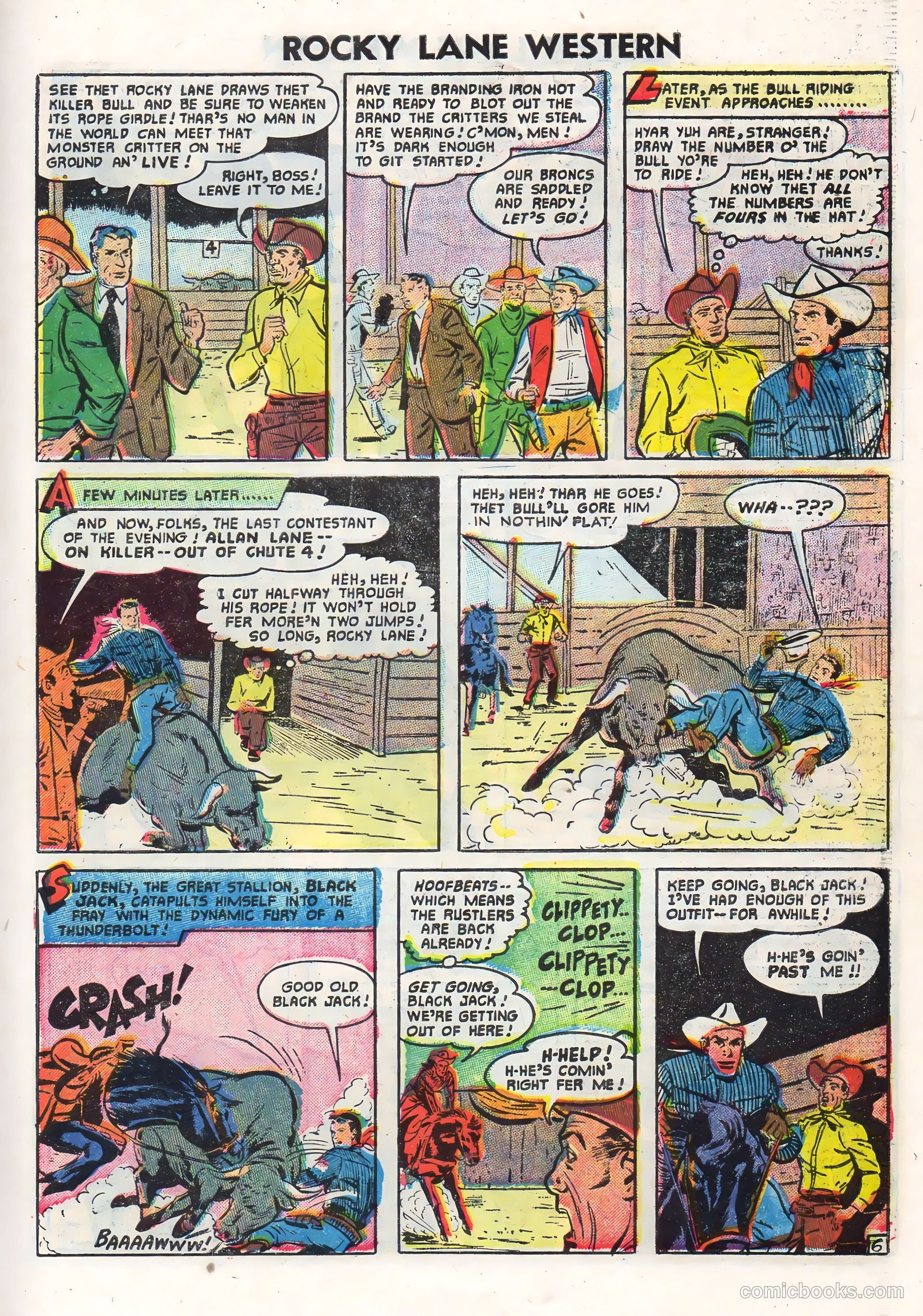 Rocky Lane Western #71 (1956) — page 27 of 36