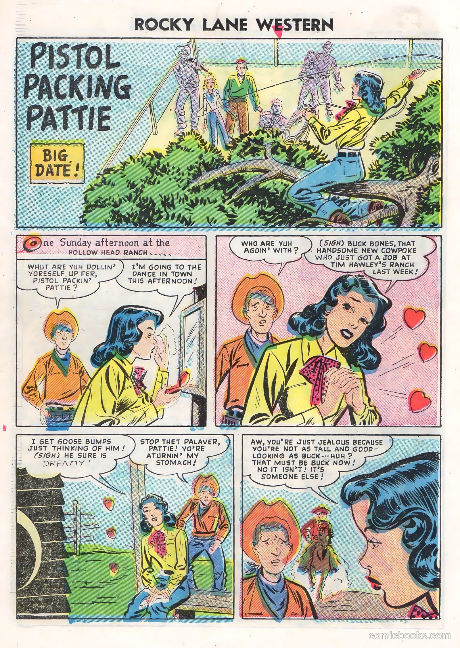 Rocky Lane Western #71 (1956) — page 30 of 36