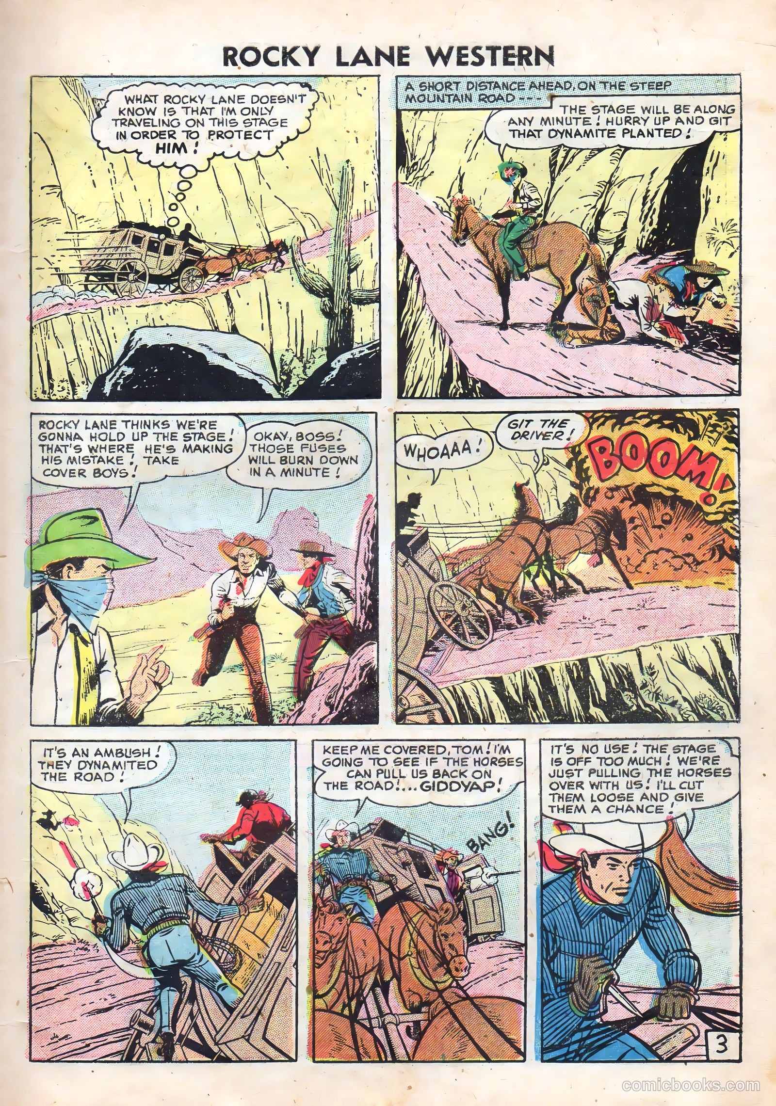Rocky Lane Western #72 (1956) — page 11 of 36