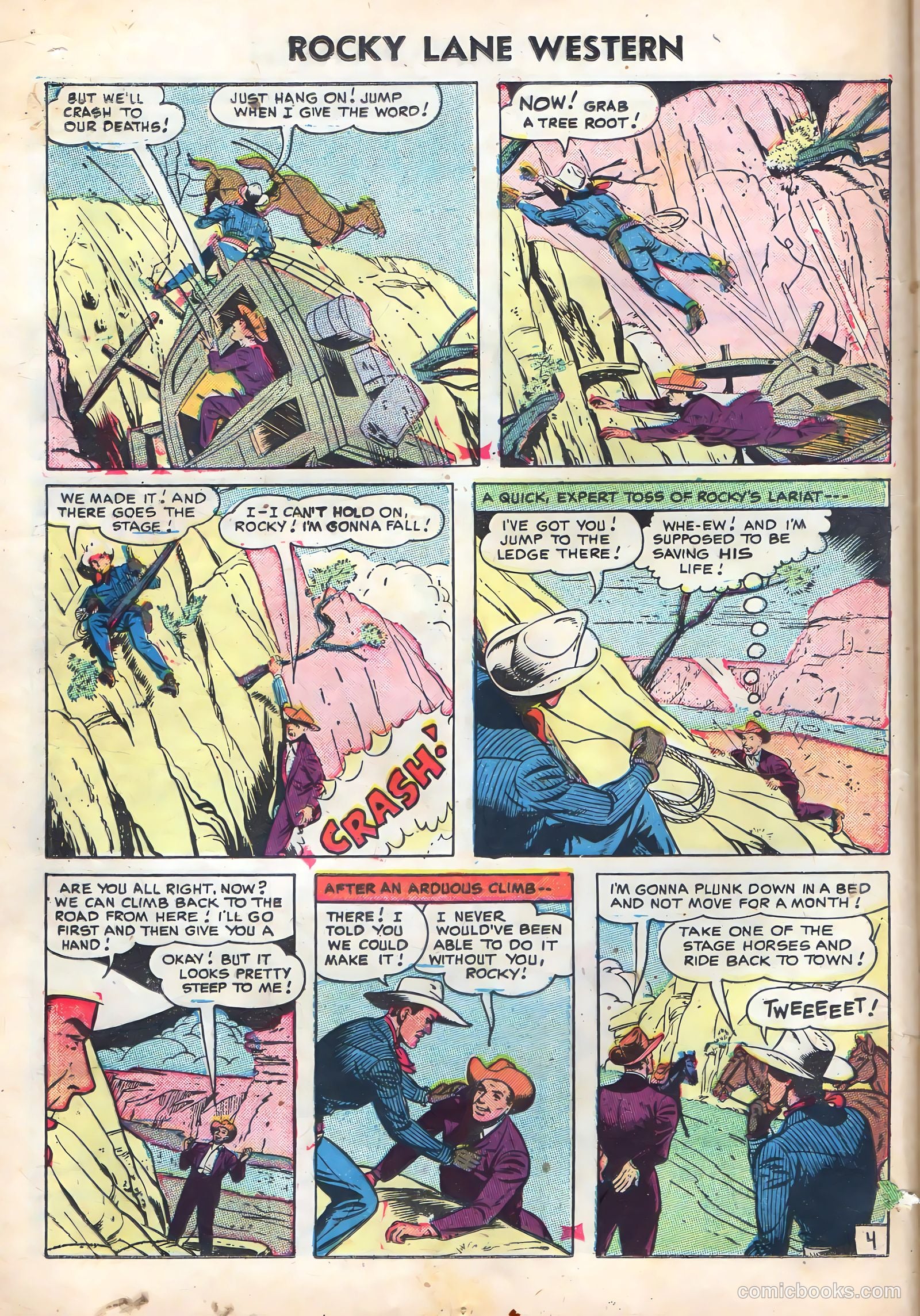 Rocky Lane Western #72 (1956) — page 12 of 36