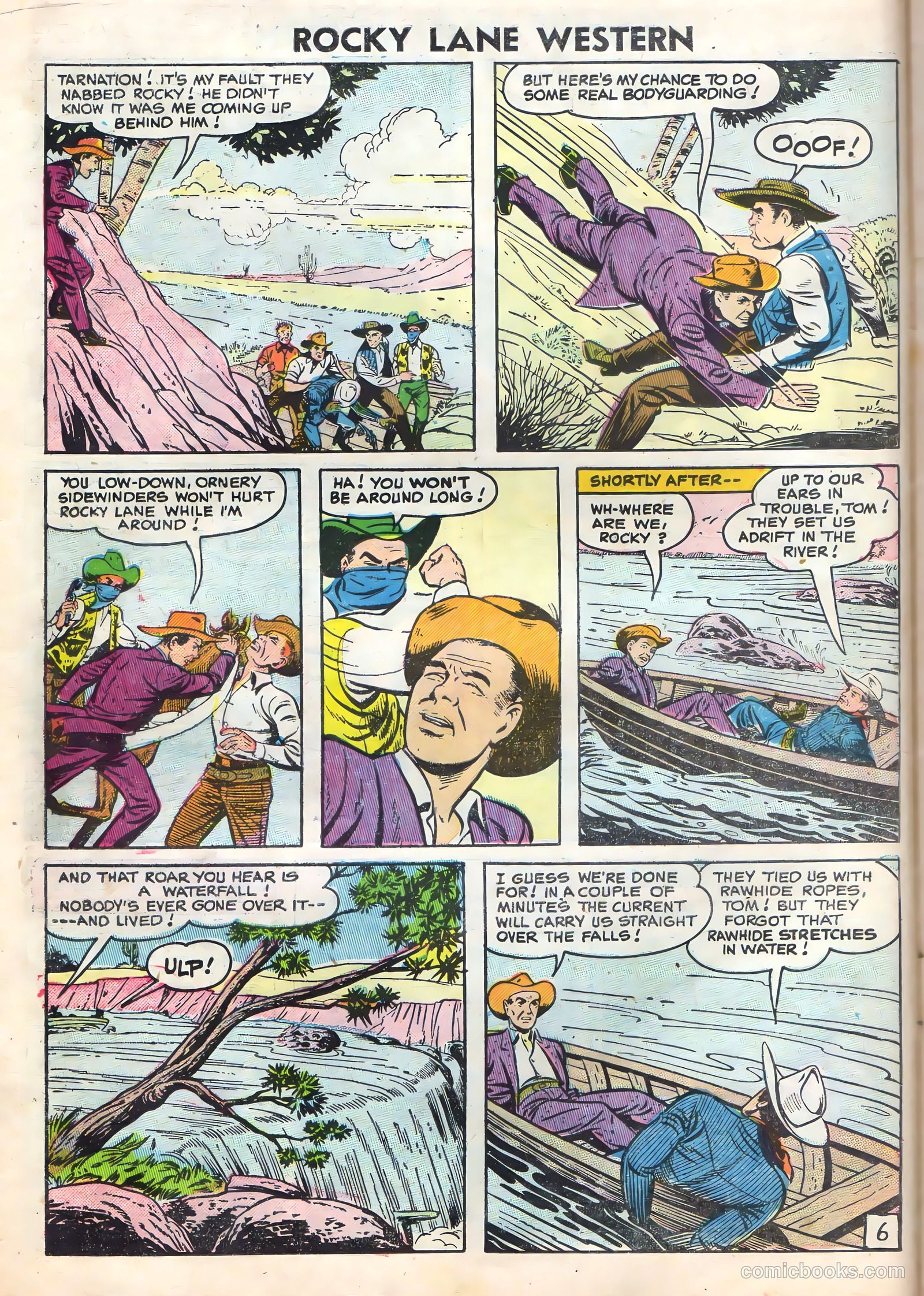 Rocky Lane Western #72 (1956) — page 14 of 36