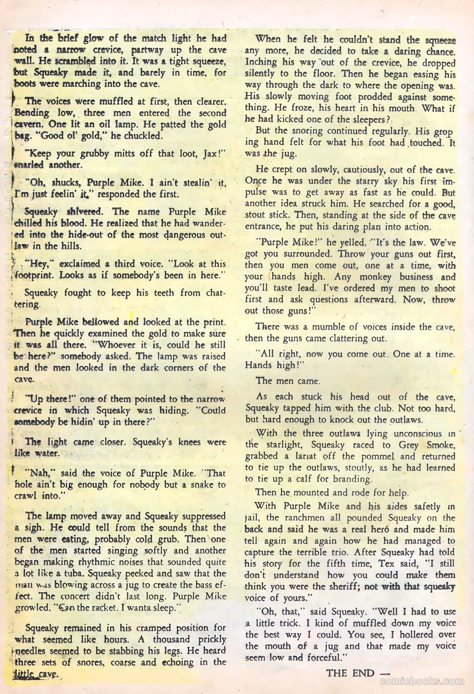 Rocky Lane Western #72 (1956) — page 20 of 36