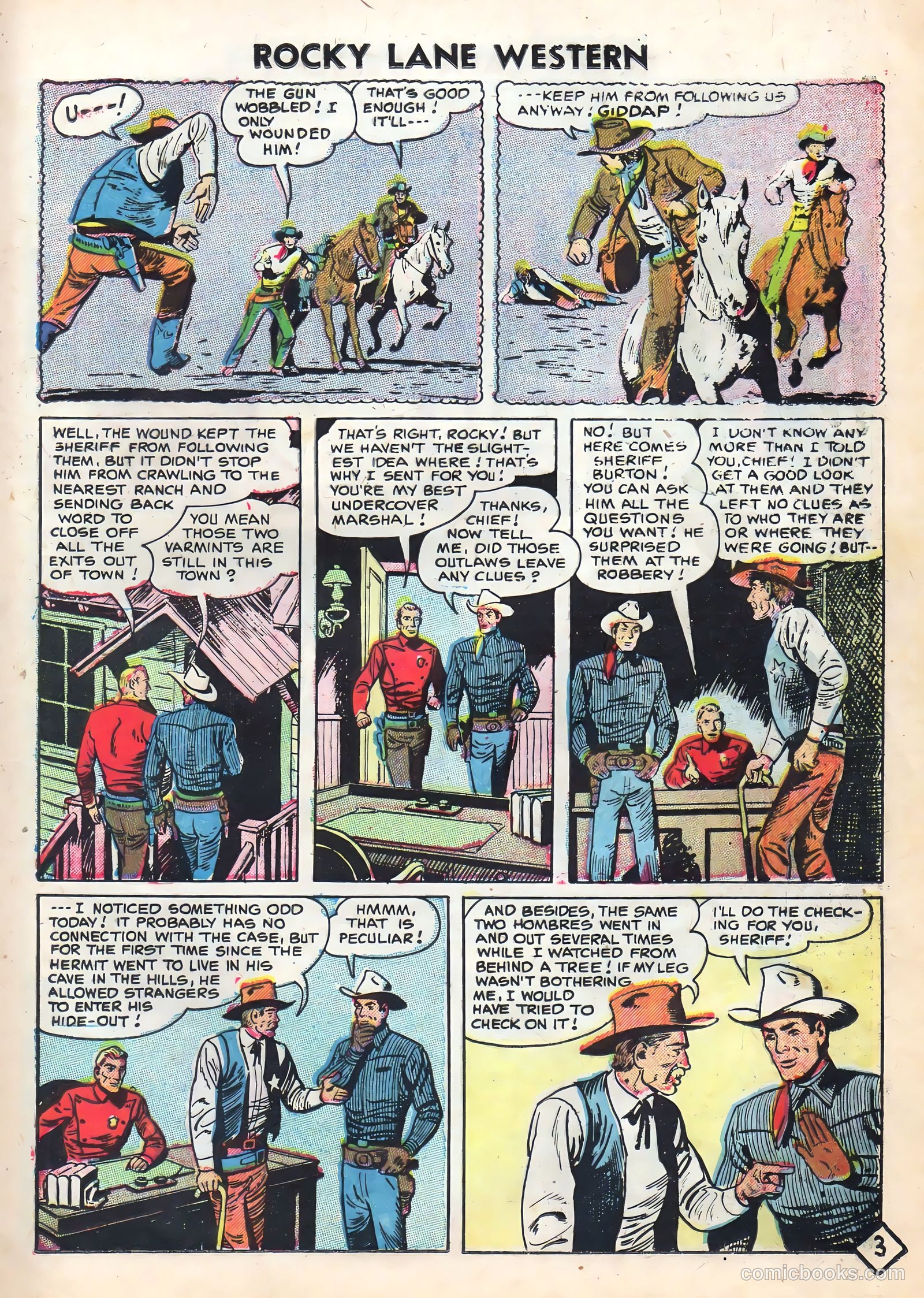 Rocky Lane Western #72 (1956) — page 25 of 36
