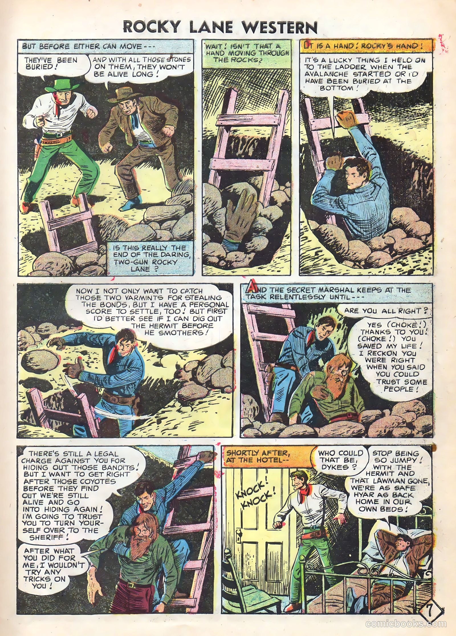 Rocky Lane Western #72 (1956) — page 29 of 36