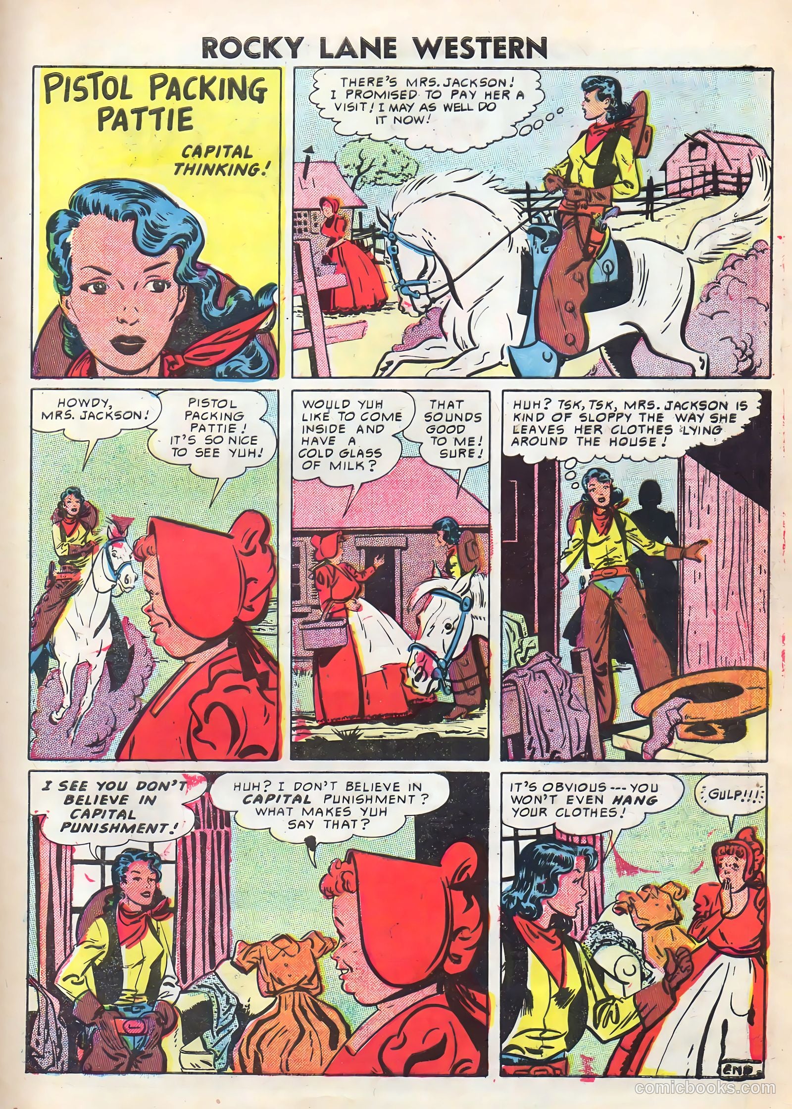 Rocky Lane Western #72 (1956) — page 33 of 36