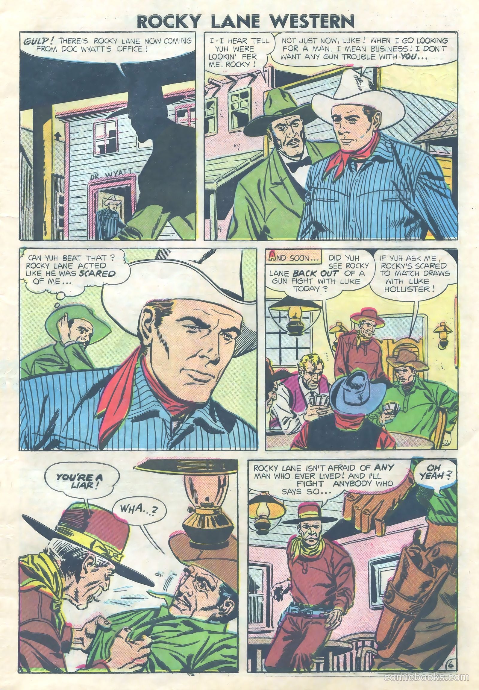 Rocky Lane Western #73 (1952) — page 9 of 36