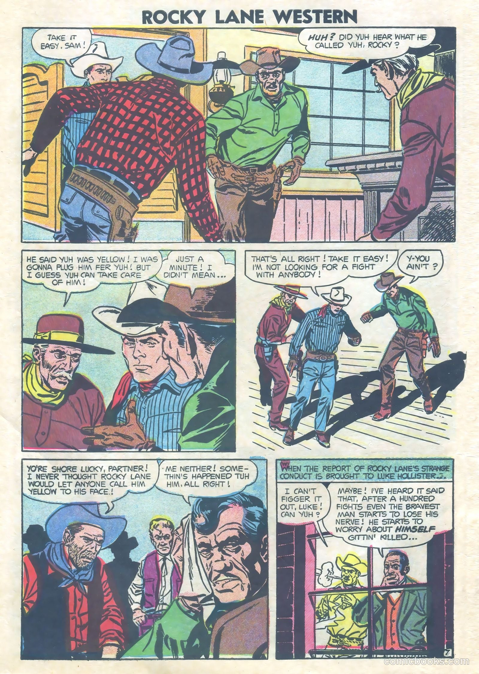 Rocky Lane Western #73 (1952) — page 10 of 36