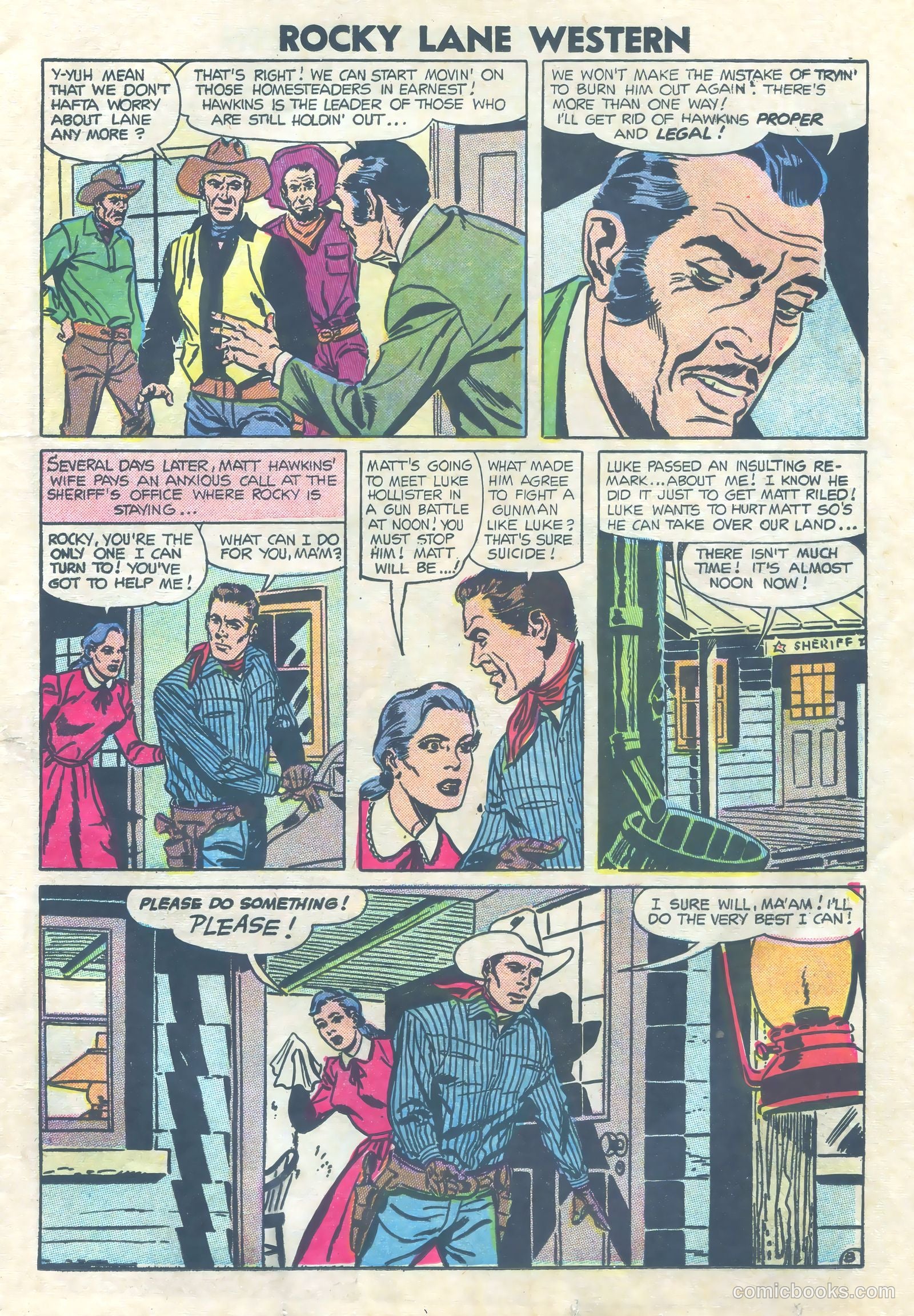 Rocky Lane Western #73 (1952) — page 11 of 36