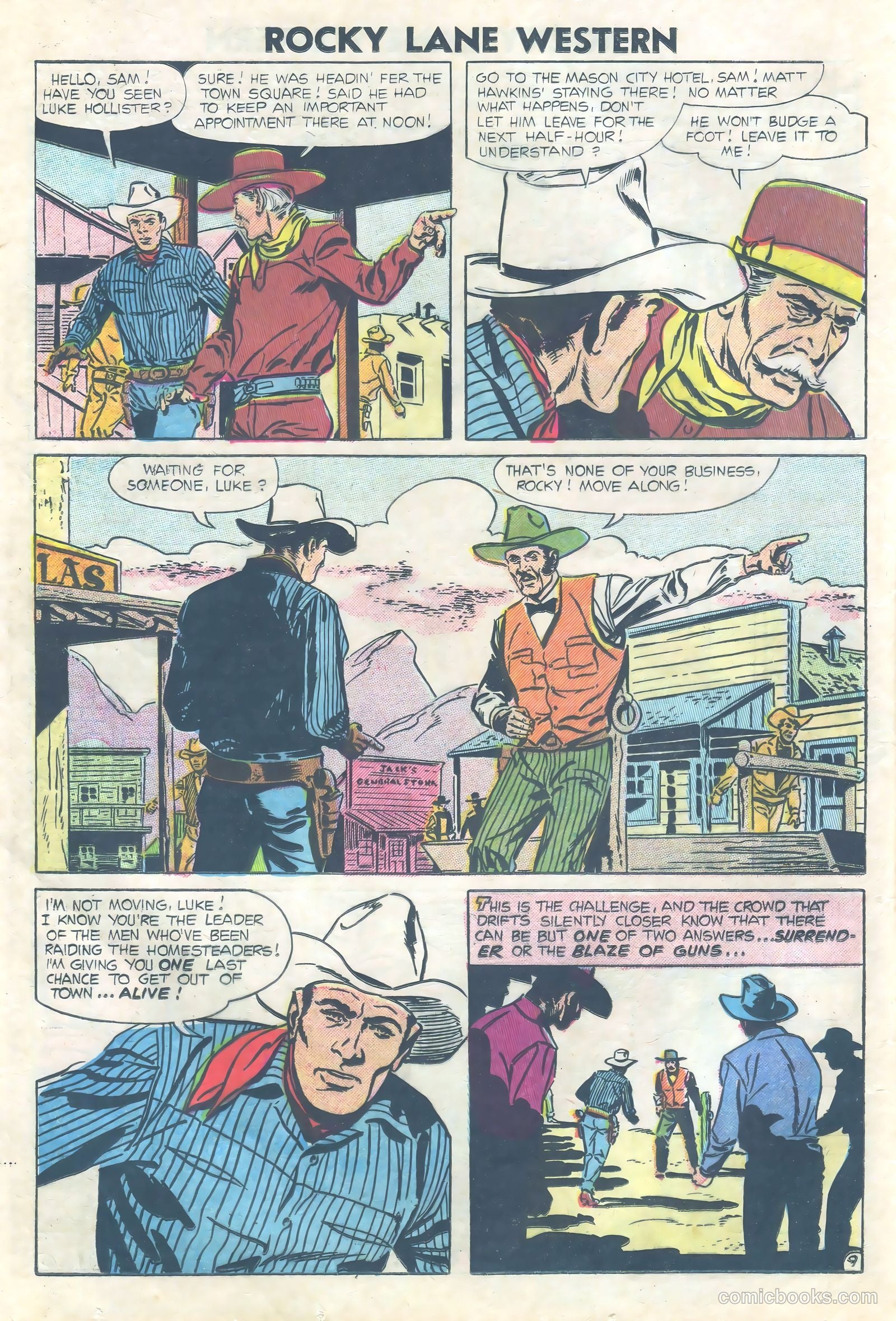 Rocky Lane Western #73 (1952) — page 12 of 36