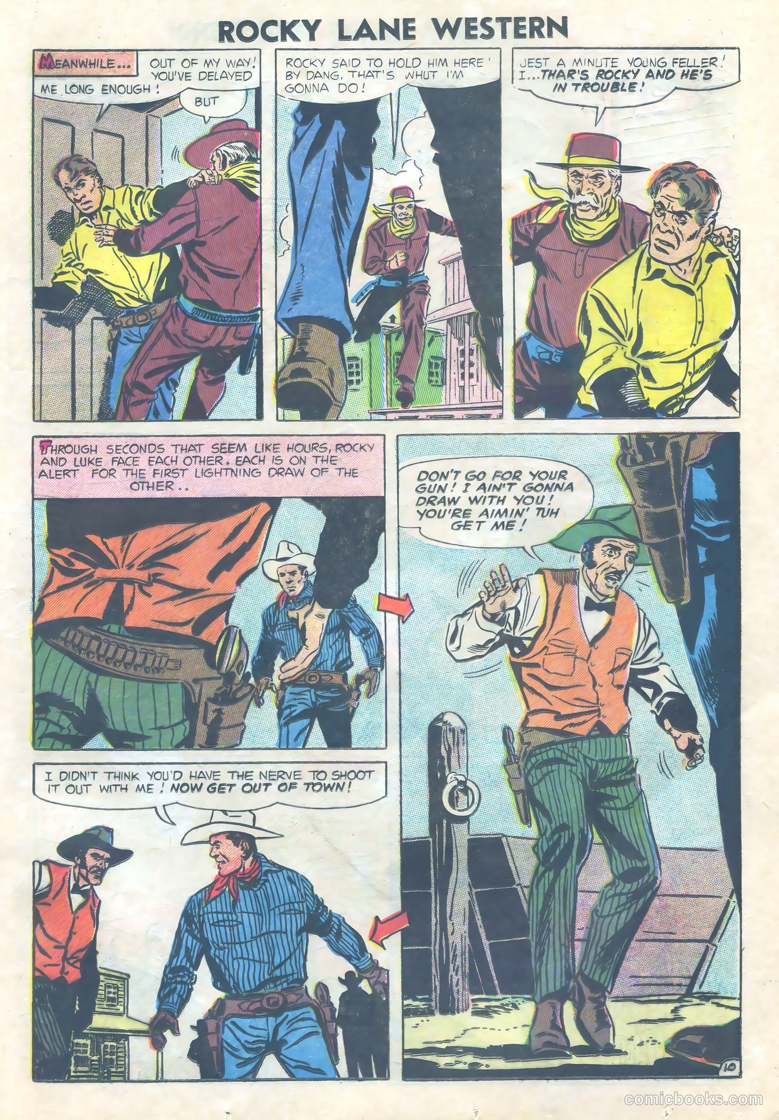 Rocky Lane Western #73 (1952) — page 13 of 36