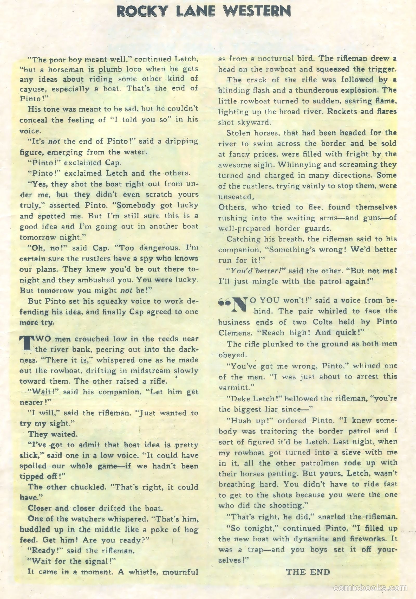 Rocky Lane Western #73 (1952) — page 17 of 36