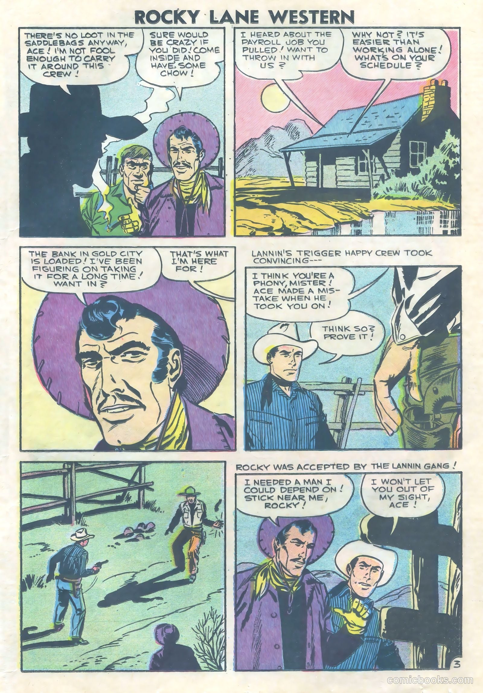 Rocky Lane Western #73 (1952) — page 21 of 36