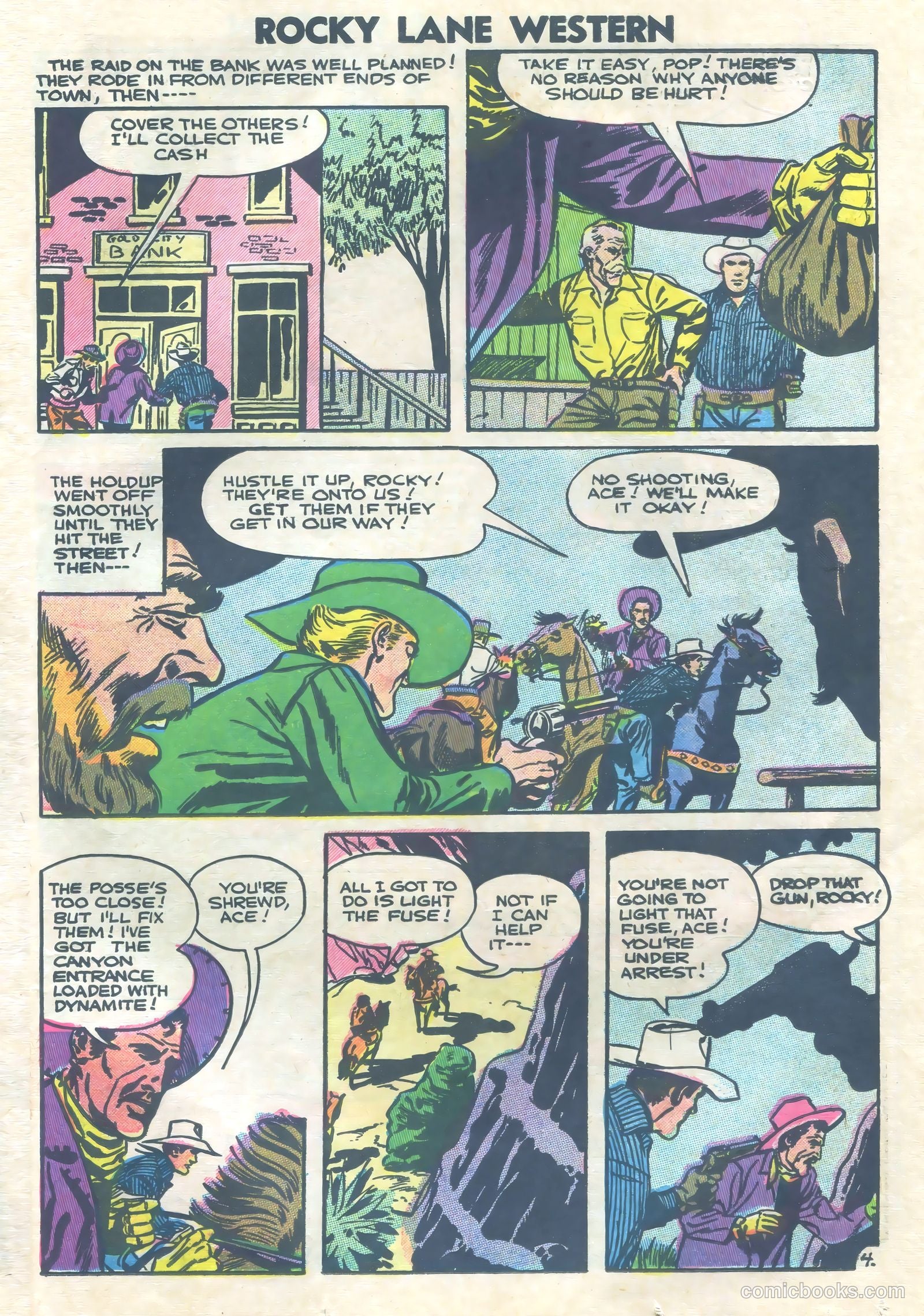 Rocky Lane Western #73 (1952) — page 23 of 36