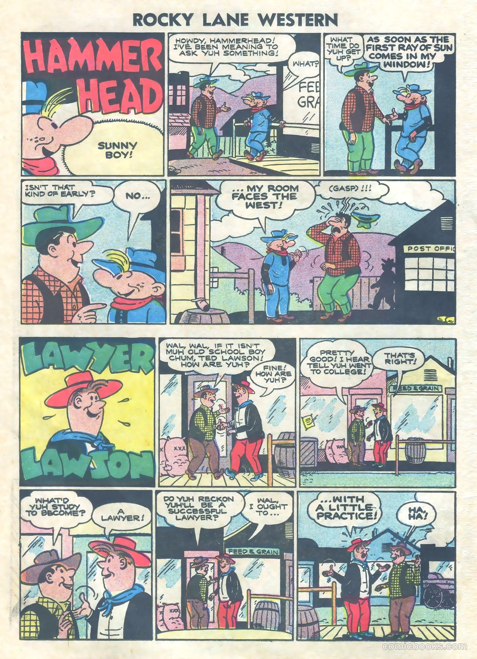 Rocky Lane Western #73 (1952) — page 26 of 36