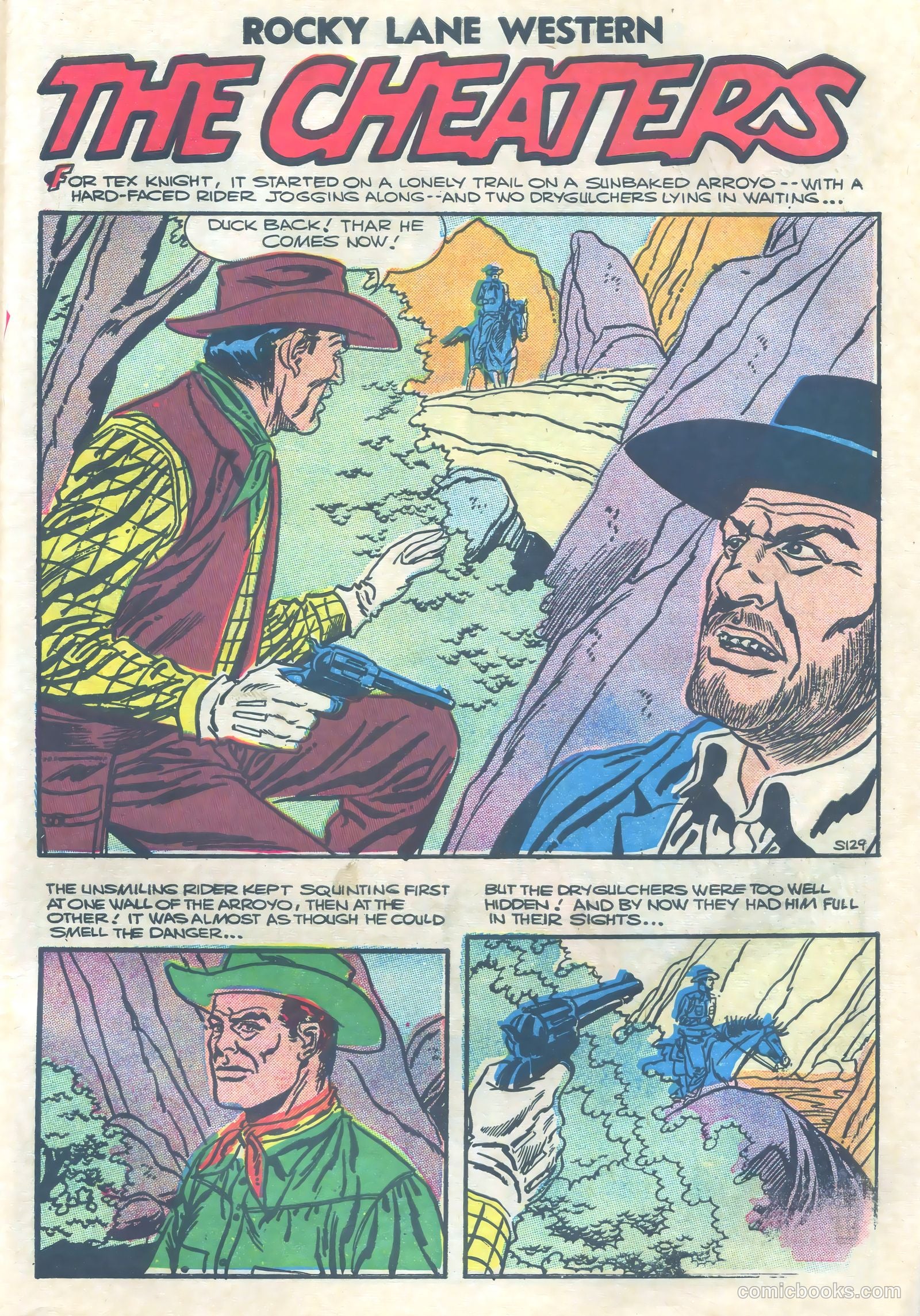 Rocky Lane Western #73 (1952) — page 27 of 36