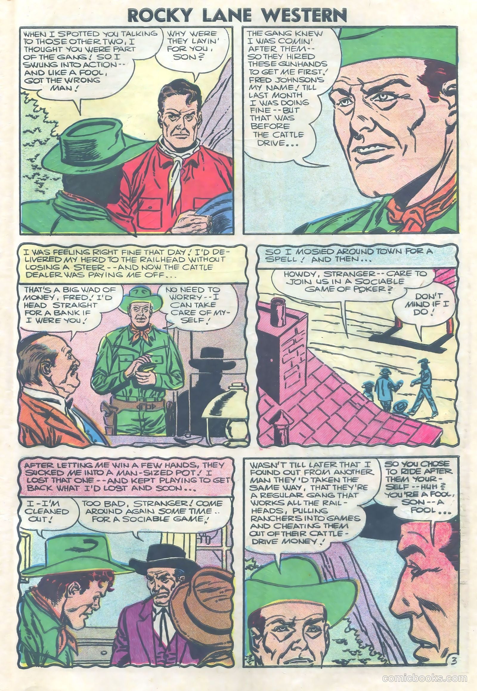 Rocky Lane Western #73 (1952) — page 29 of 36