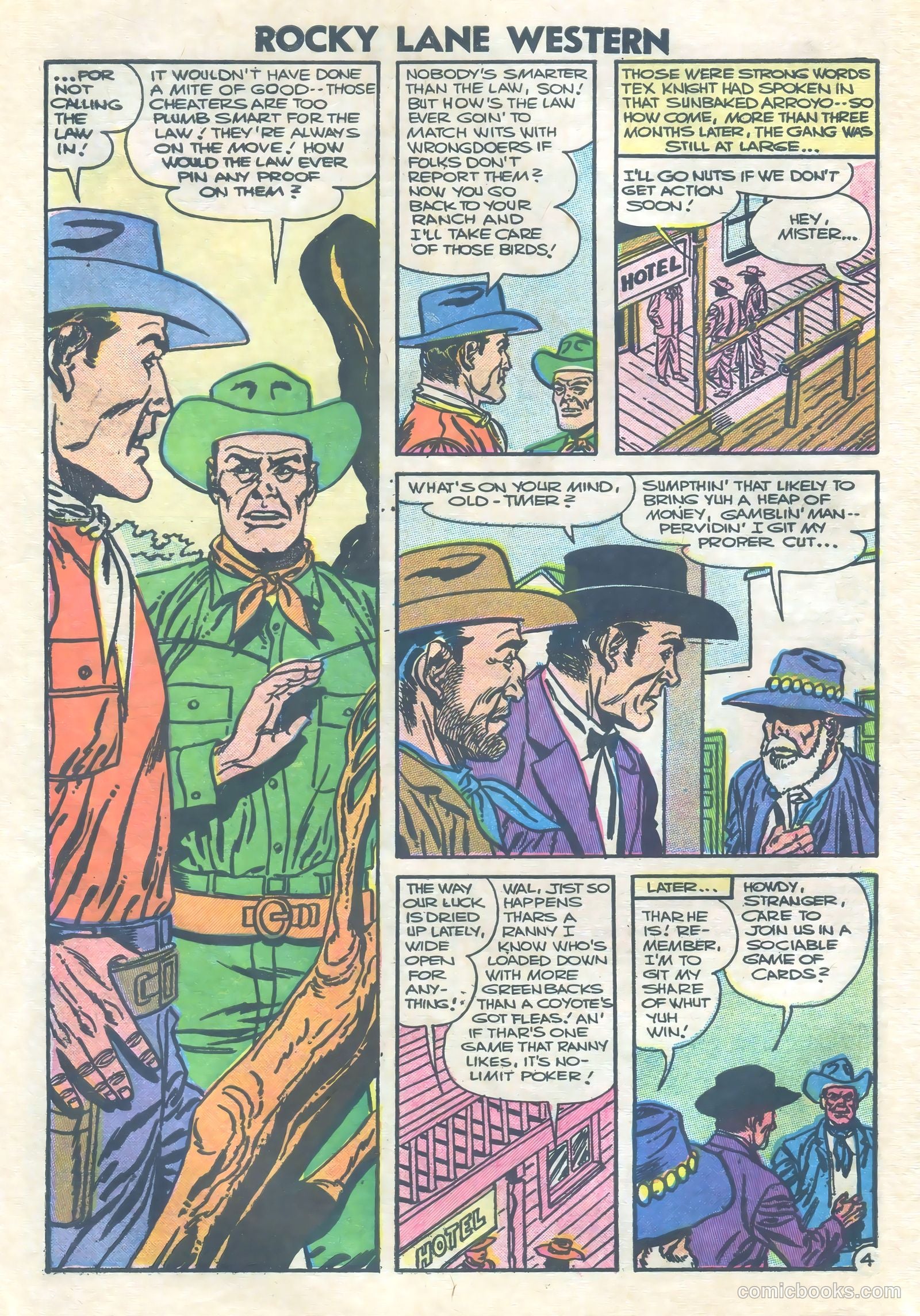 Rocky Lane Western #73 (1952) — page 30 of 36