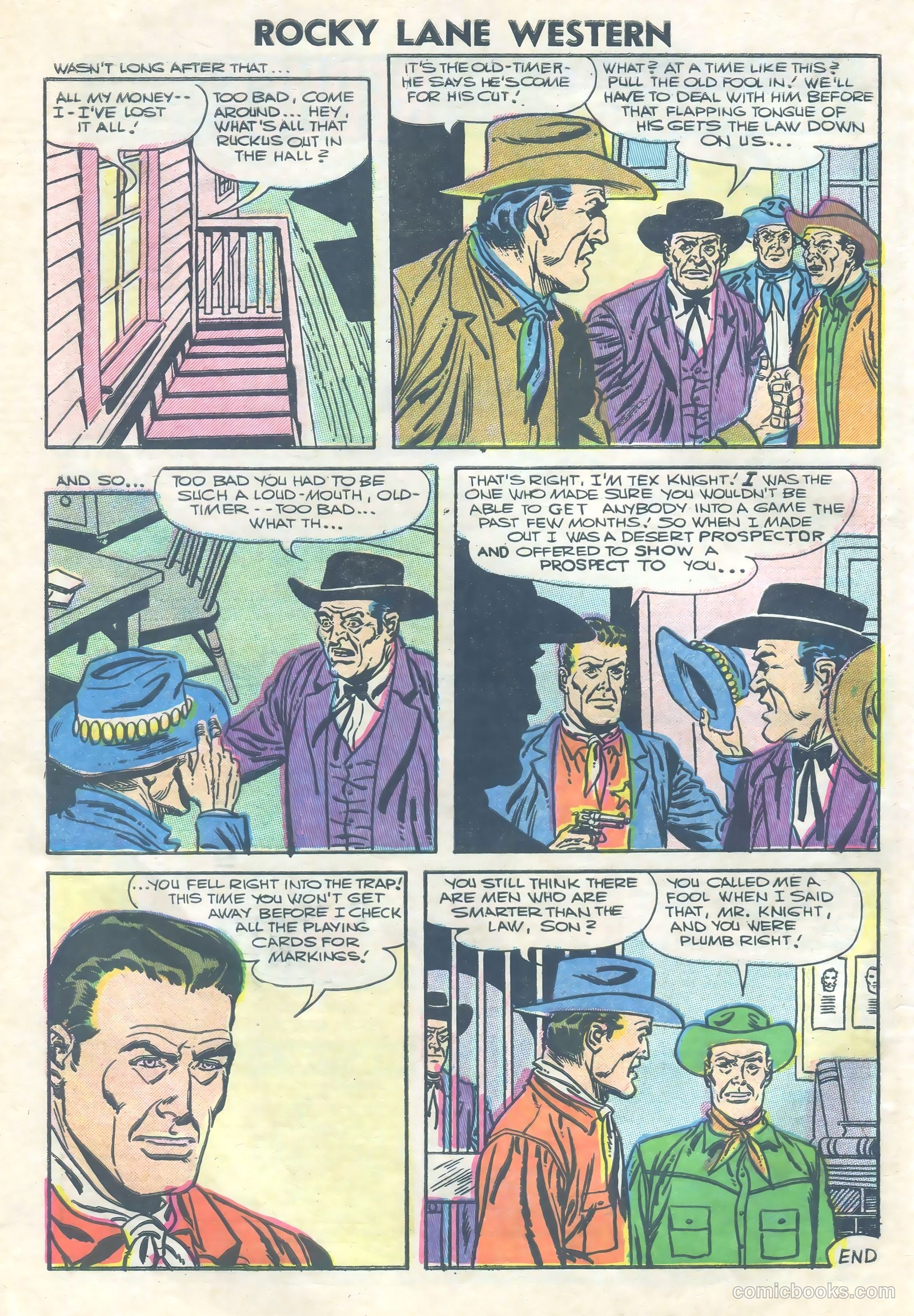 Rocky Lane Western #73 (1952) — page 32 of 36