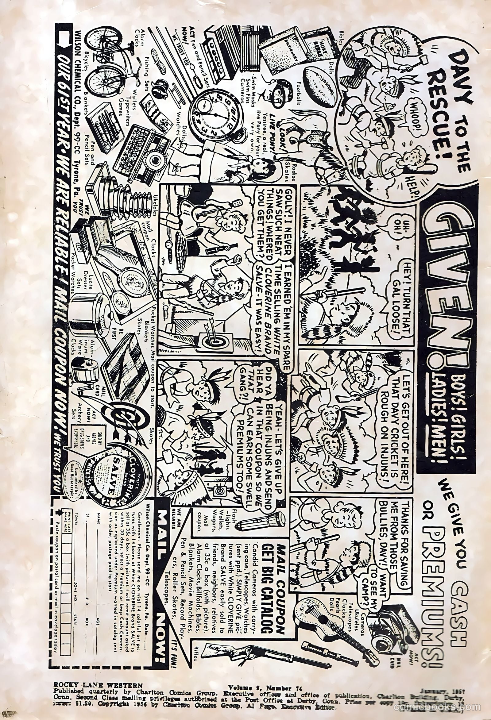 Rocky Lane Western #74 (1956) — page 2 of 36