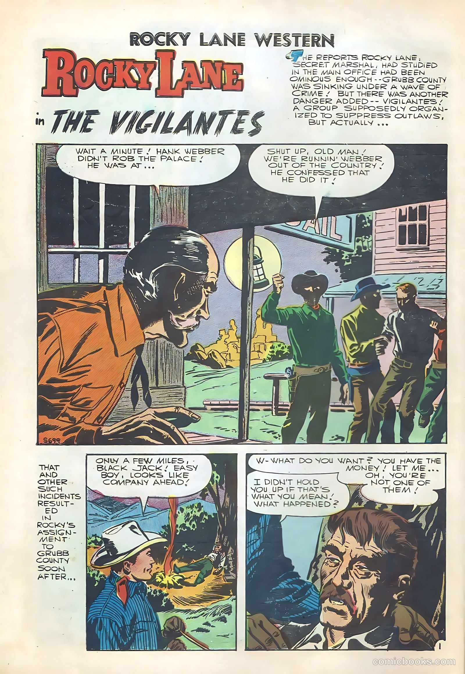 Rocky Lane Western #74 (1956) — page 10 of 36