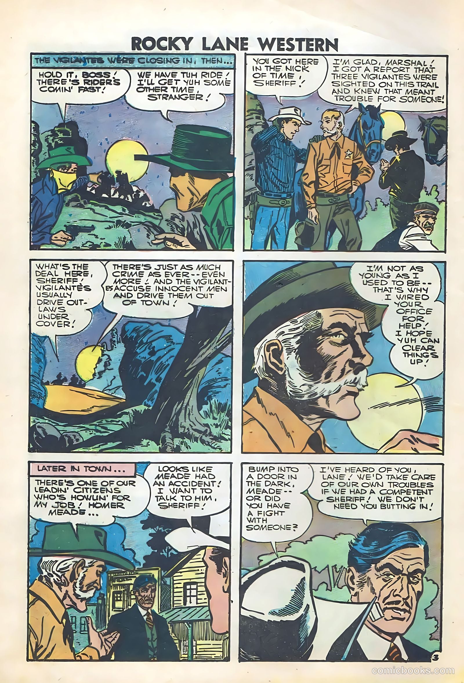 Rocky Lane Western #74 (1956) — page 12 of 36